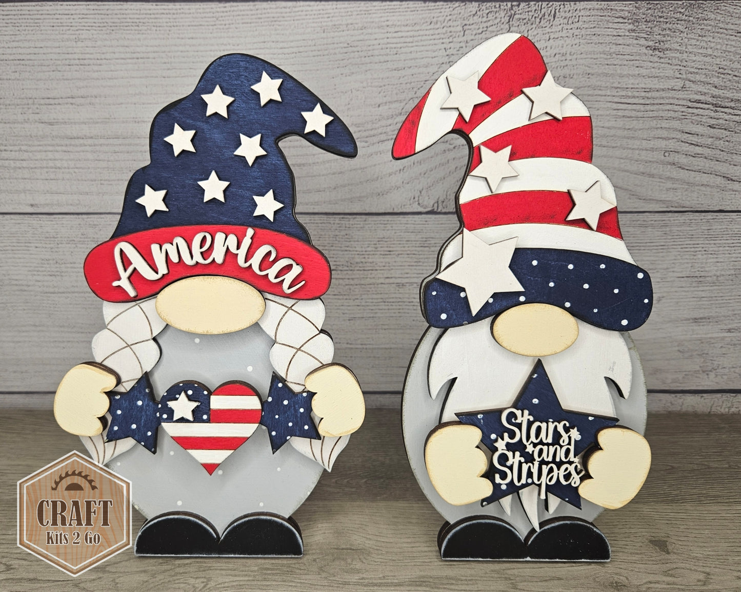 Interchangeable Gnome | BOY 4TH OF JULY TOPPER | #200002-5