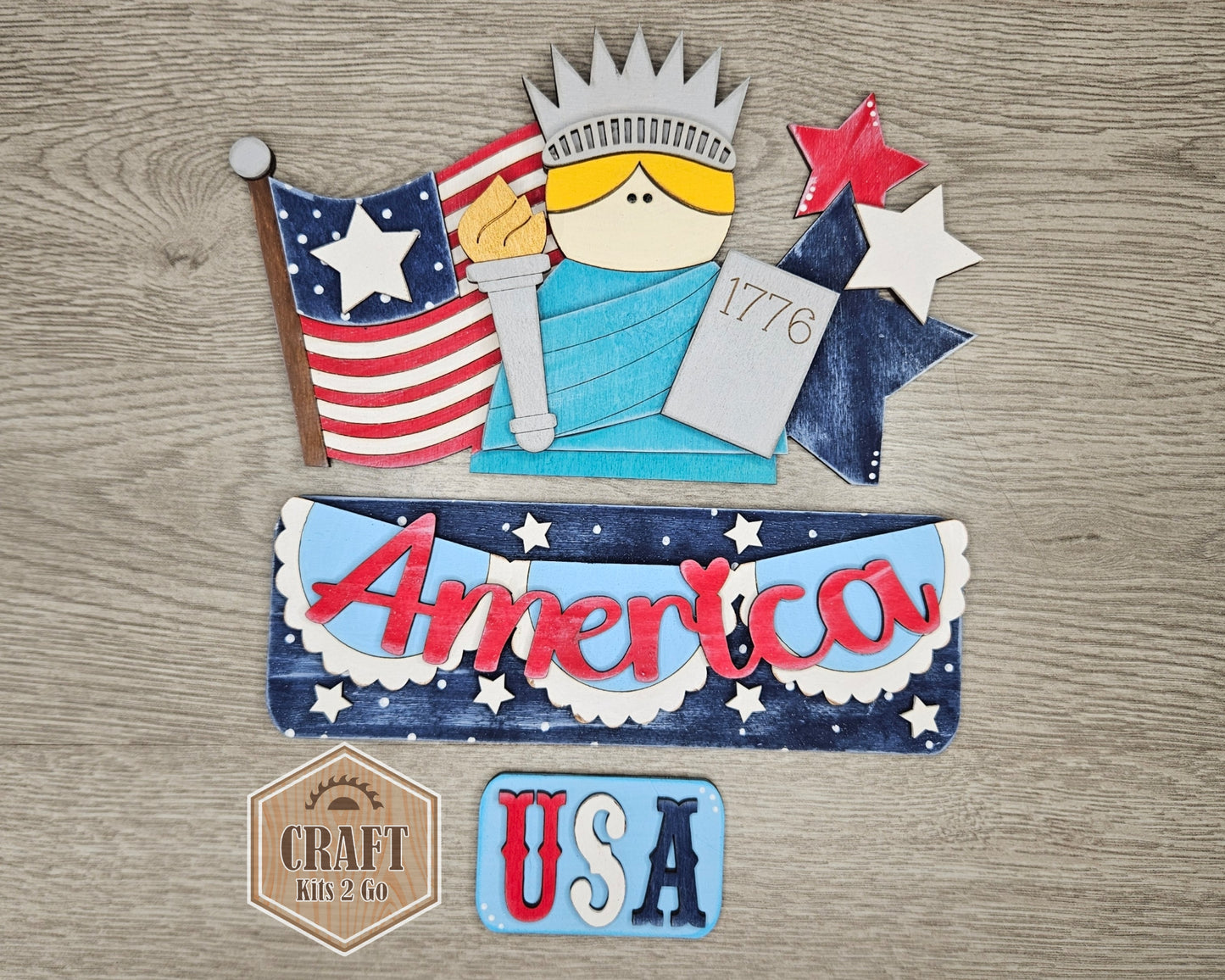 Interchangeable Truck | 4TH OF JULY LIBERTY INSERT | #200001 -14