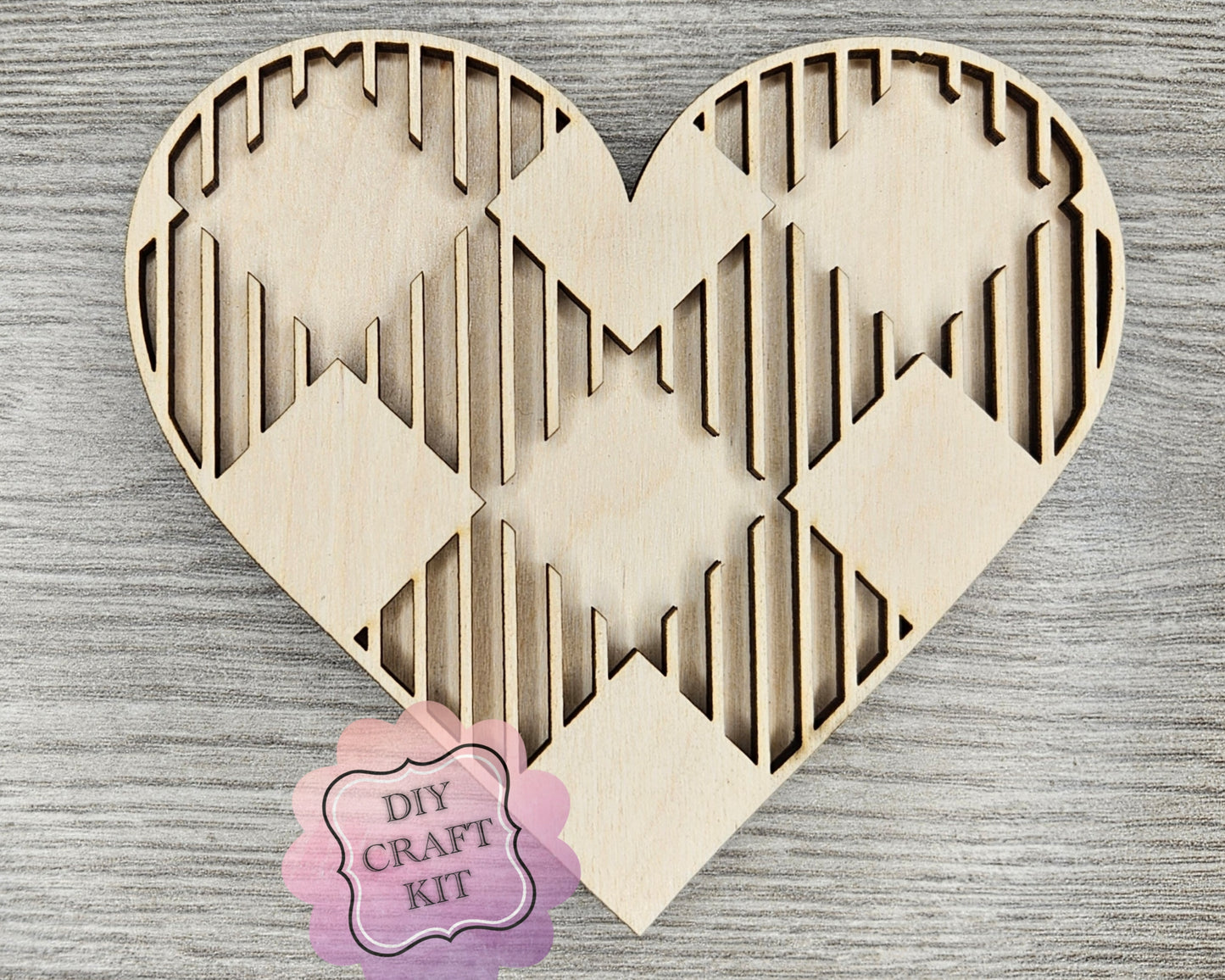 Plaid Heart | #4142