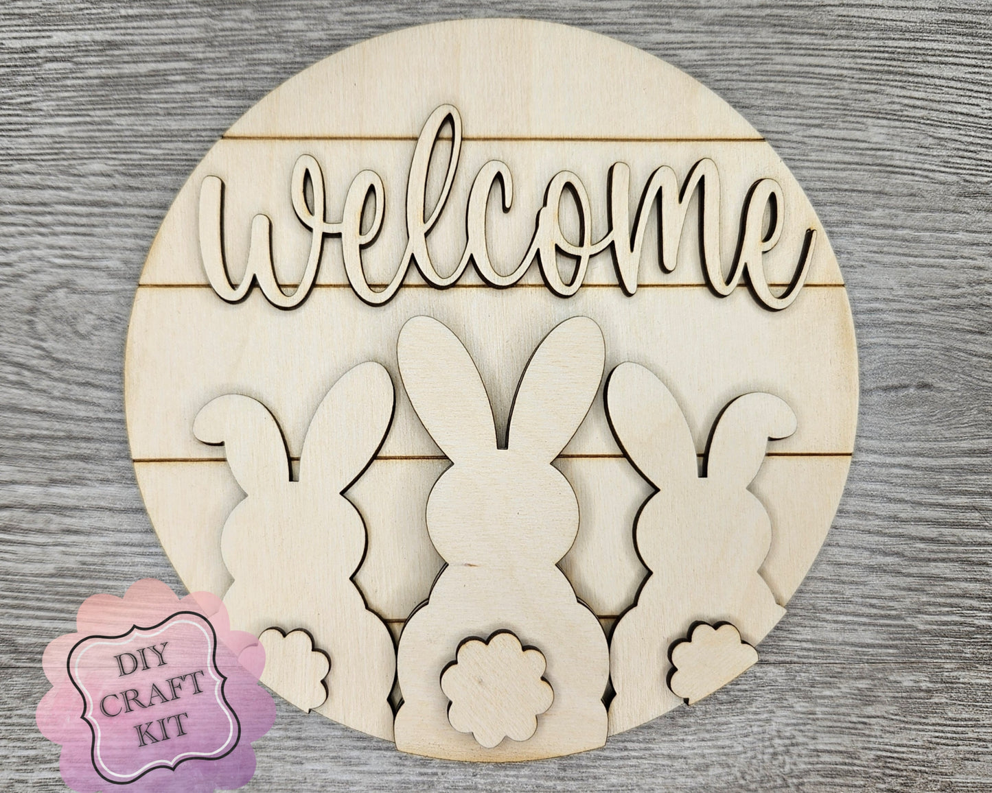 Easter Bunny Welcome Sign | #4157