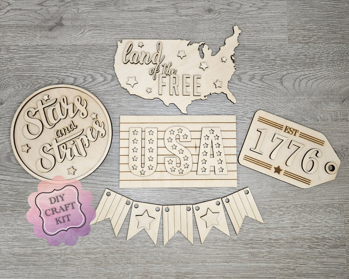 4th of July Tier Tray | #100101