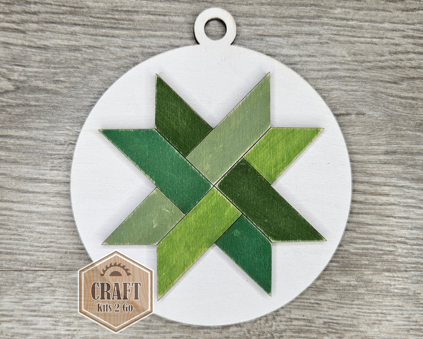 **SHOW OVERSTOCK SALE** Woven Star Quilt Ornament | #4183