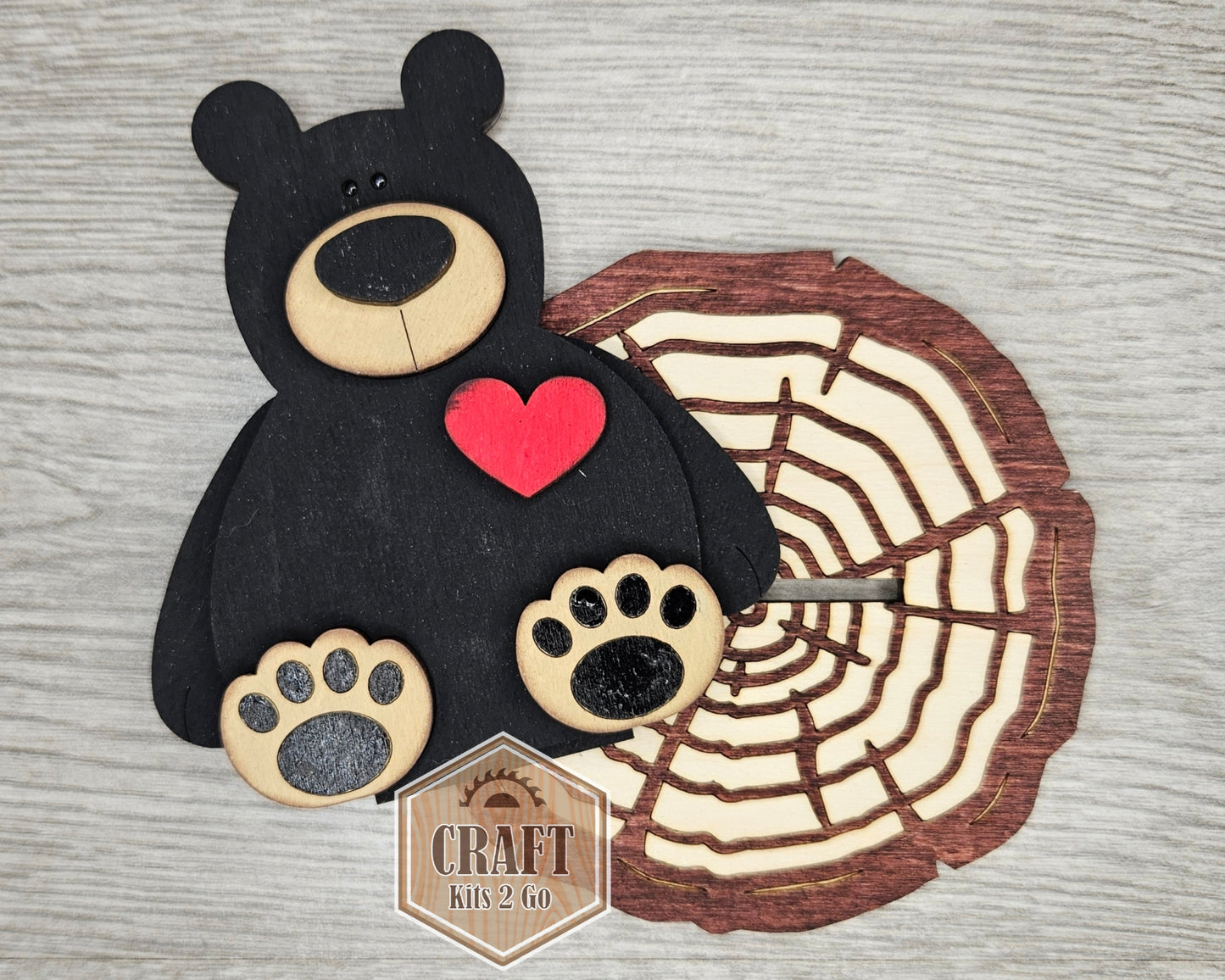 Black Bear Shelf Sitter | #4081