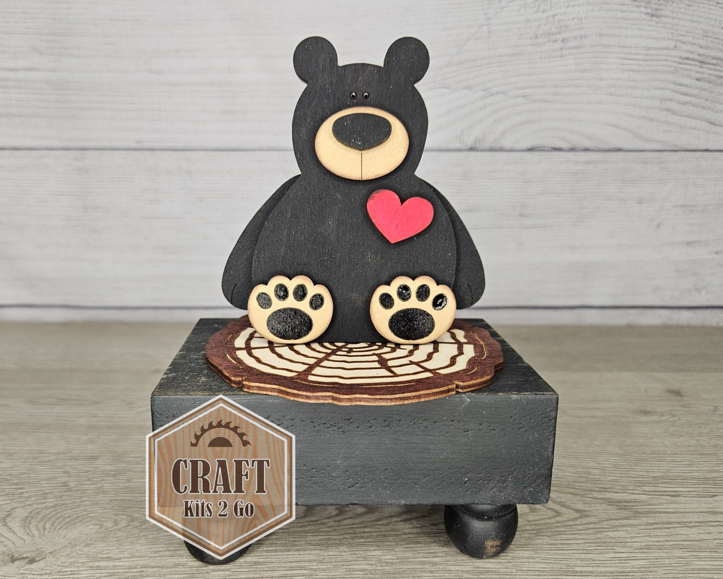 Black Bear Shelf Sitter | #4081