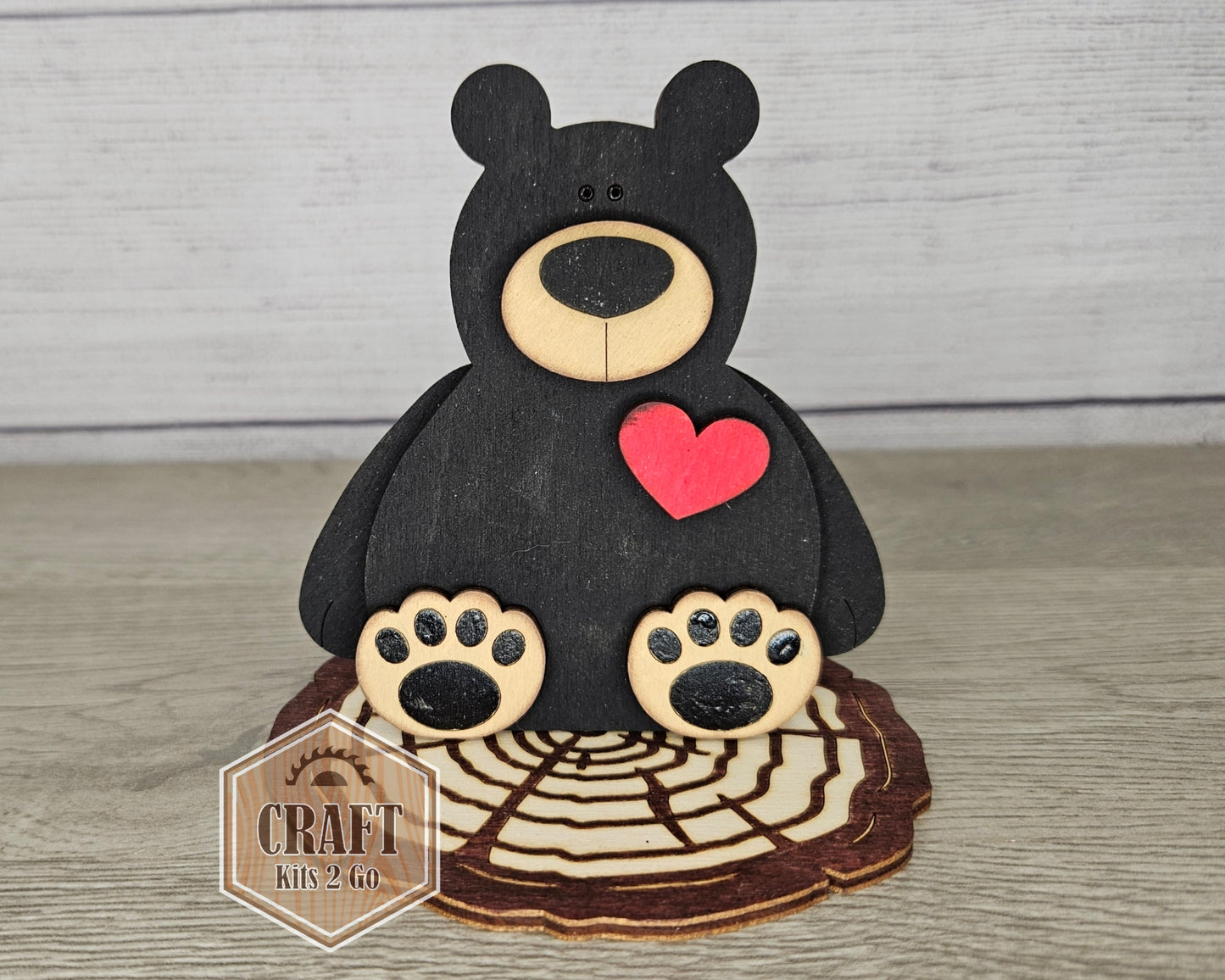 Black Bear Shelf Sitter | #4081