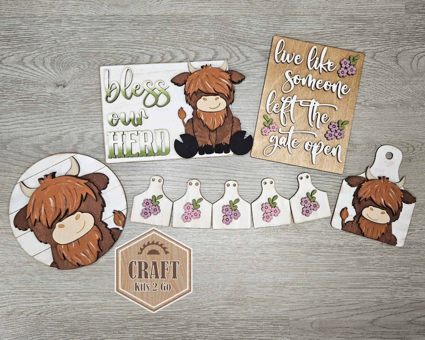 Highland Cow Tier Tray | #100148