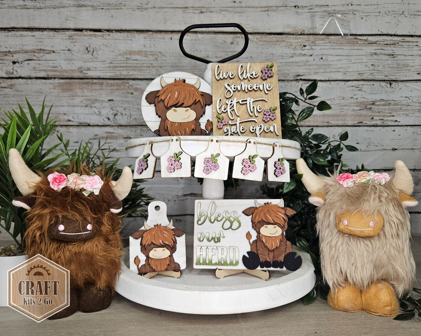 Highland Cow Tier Tray | #100148