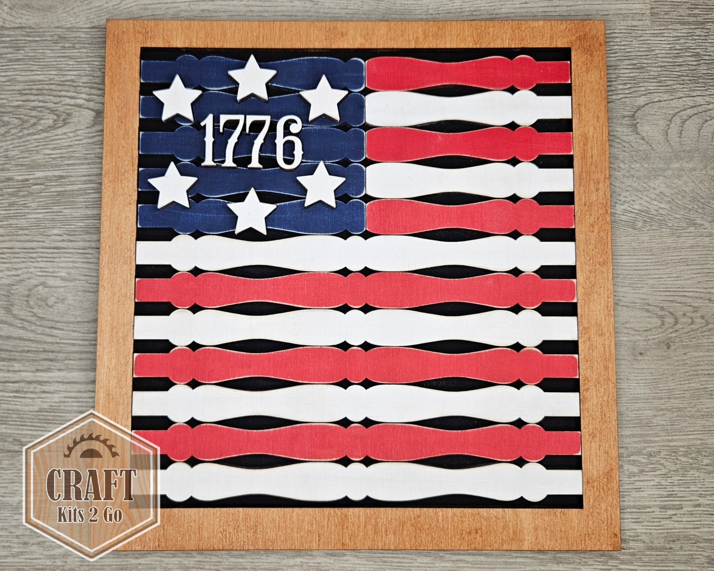 American Flag Spindle 1776 | #4177