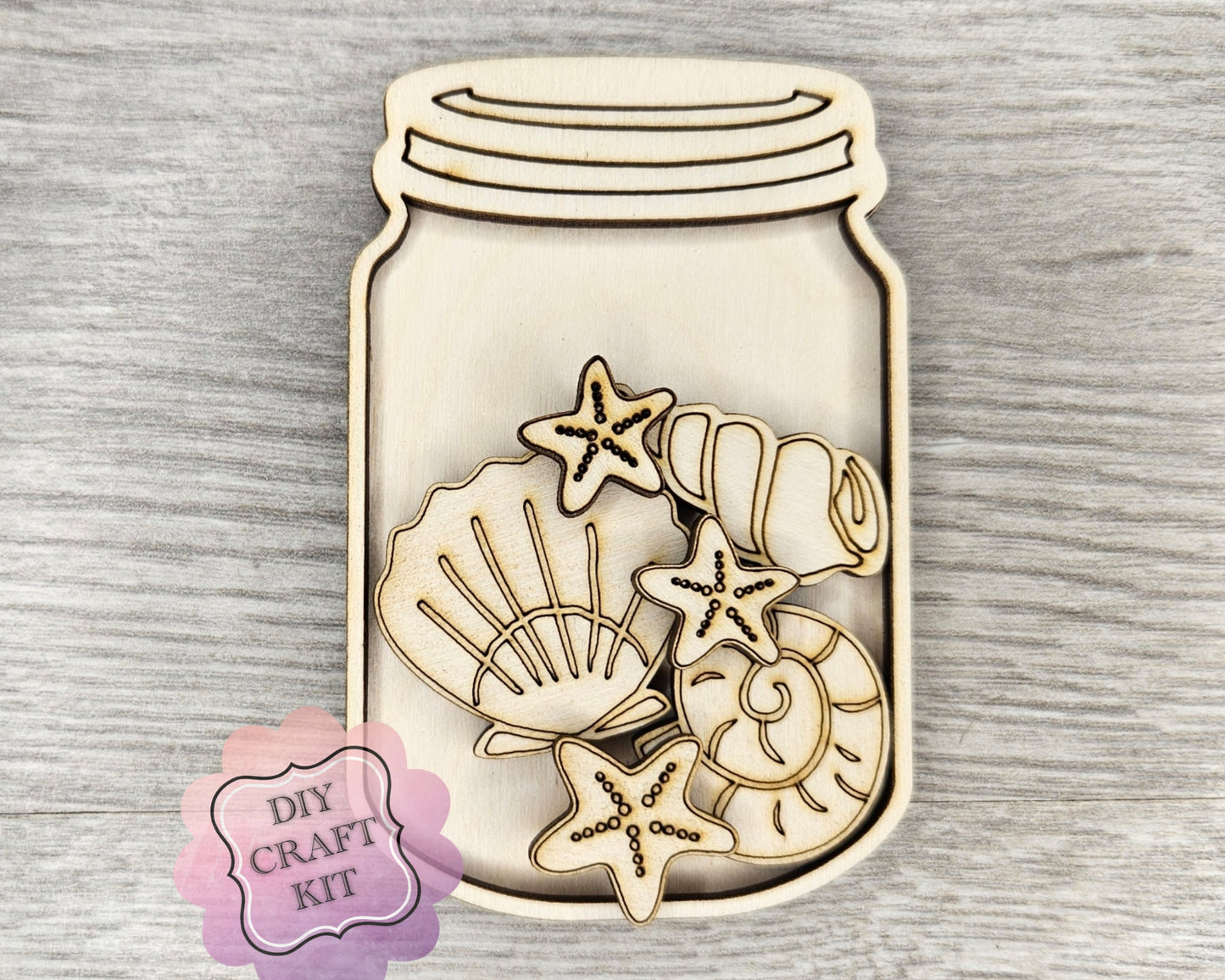 Jar of Sea Shells | #2716