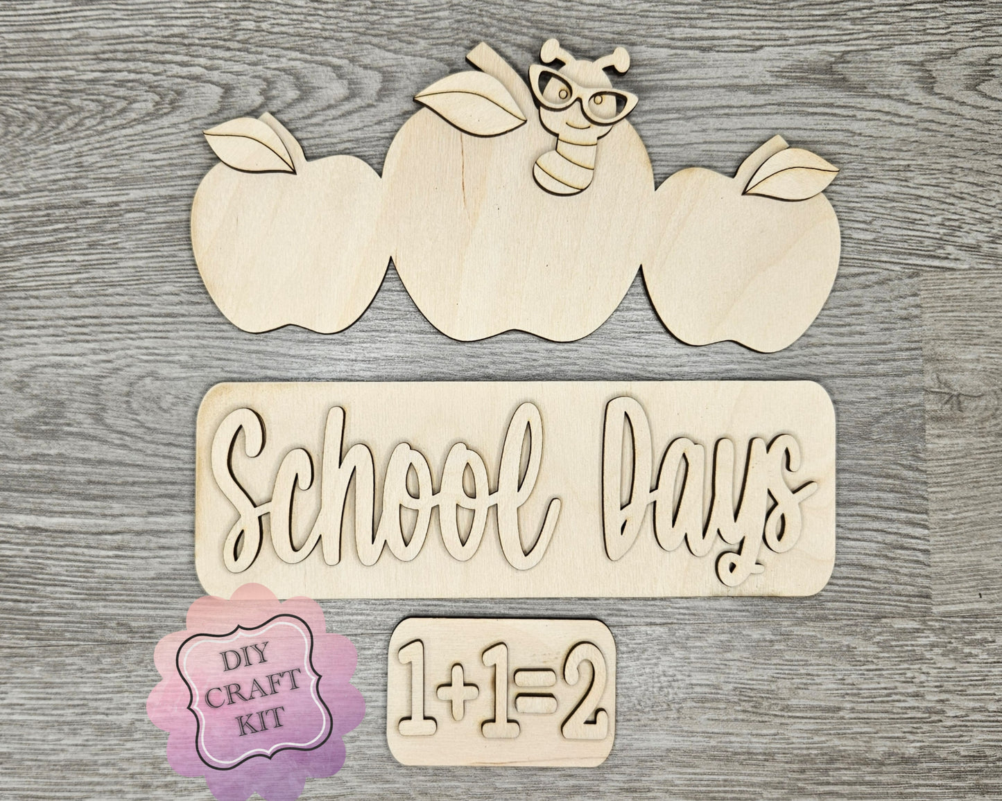 Interchangeable Truck | BACK 2 SCHOOL APPLES INSERT | #200001 -2