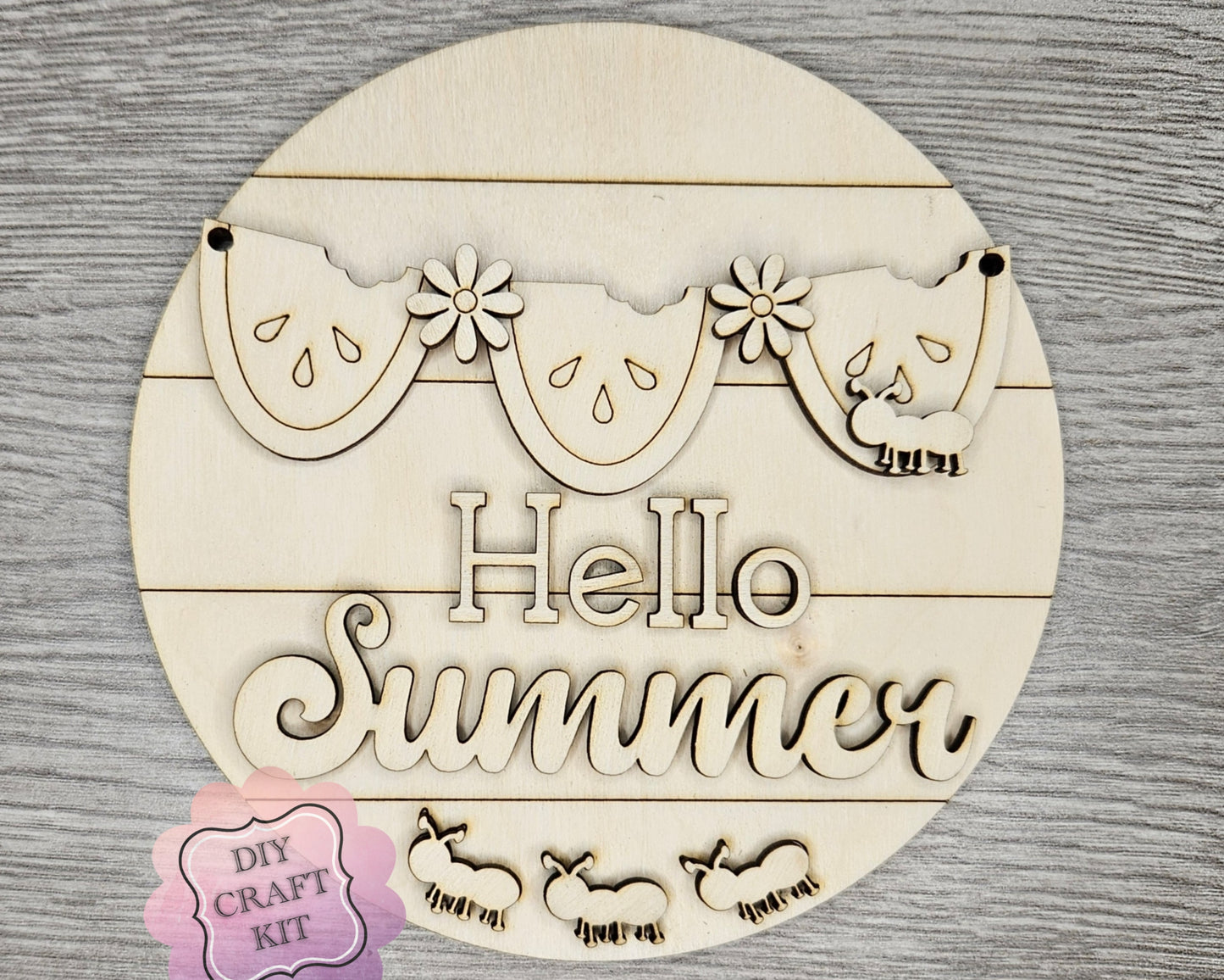 Hello Summer Watermelon Sign | #4197