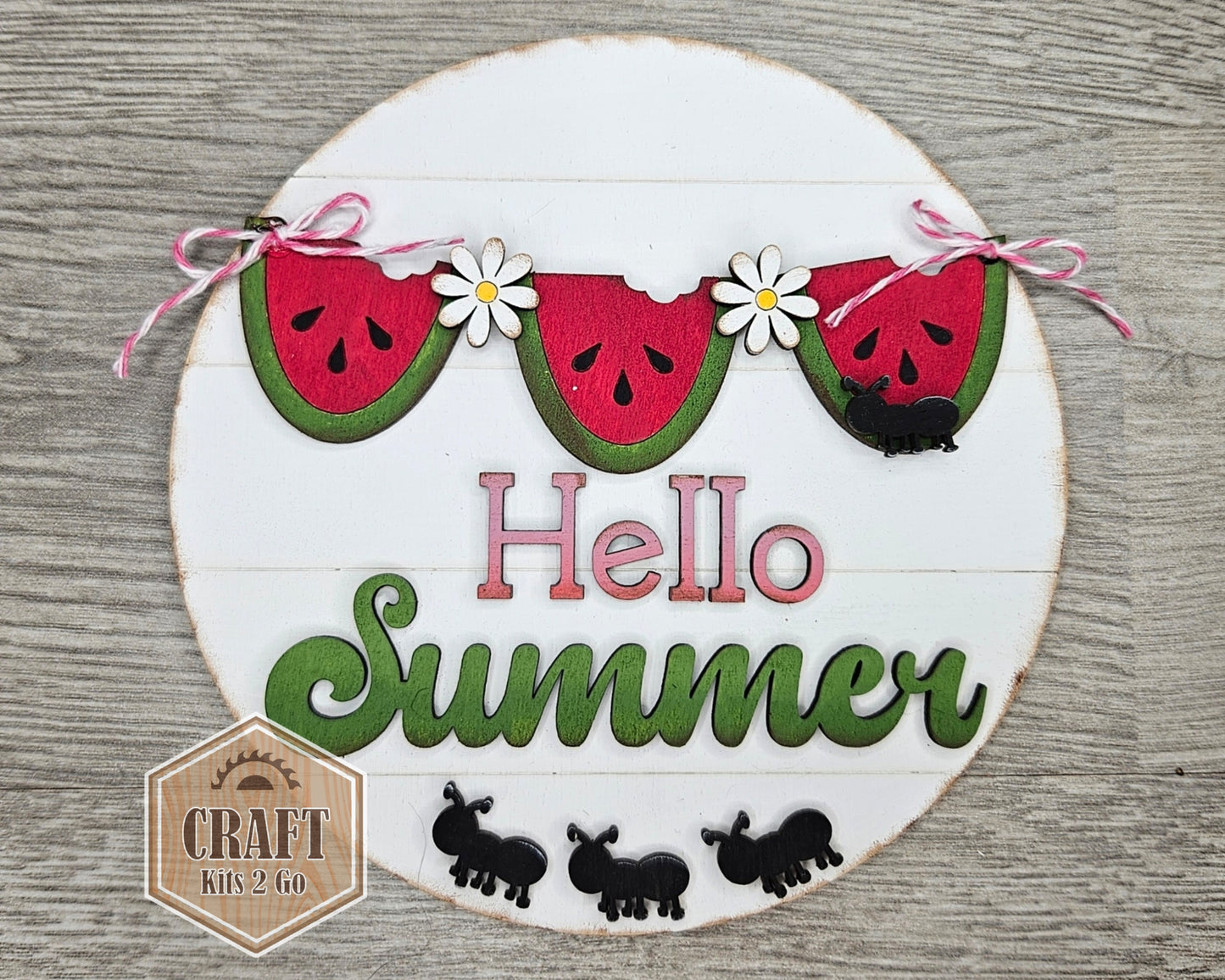 Hello Summer Watermelon Sign | #4197