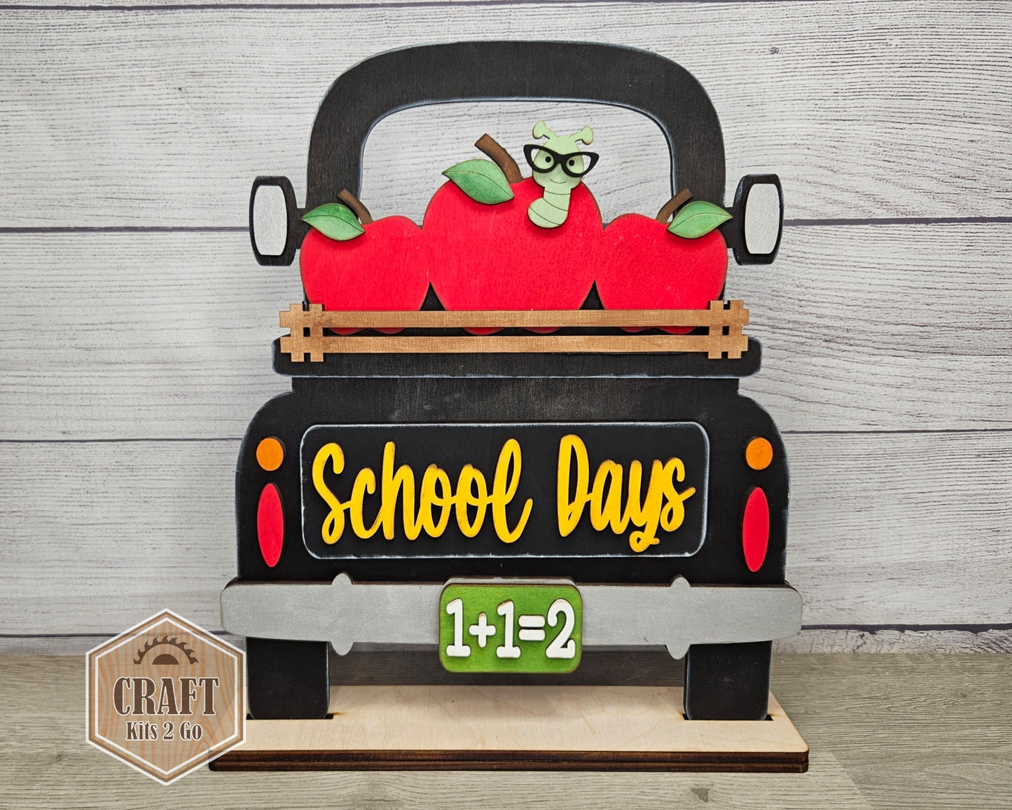 Interchangeable Truck | BACK 2 SCHOOL APPLES INSERT | #200001 -2