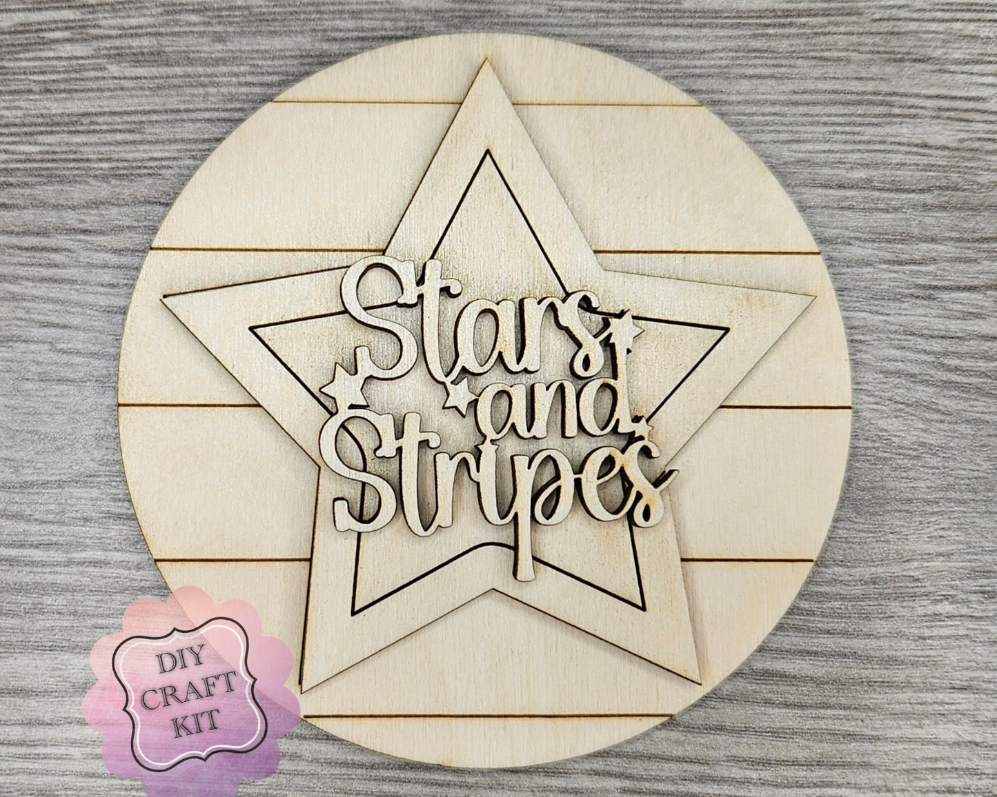 Stars & Strips Star Round | #4234
