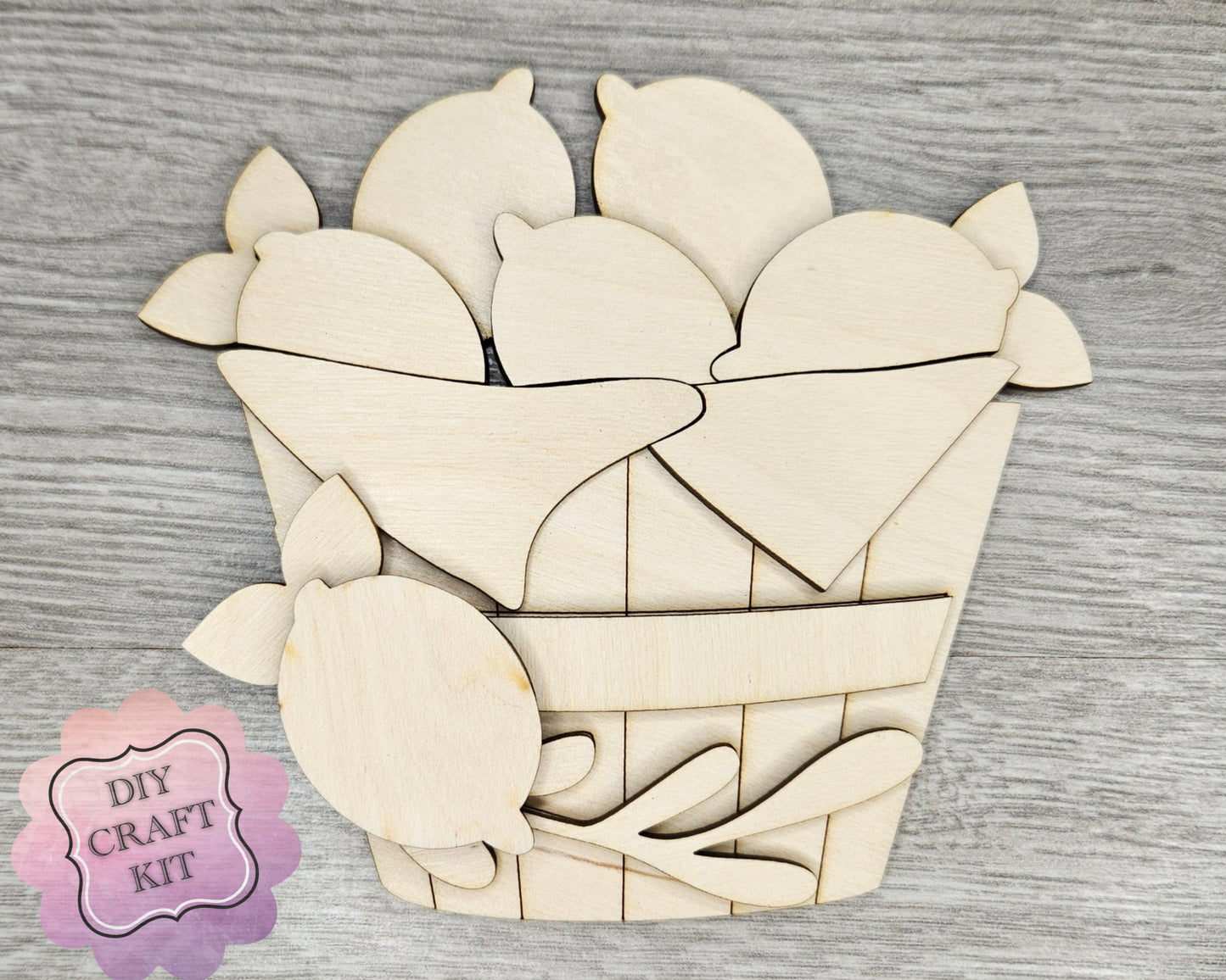 Lemon Basket Decor | #4273