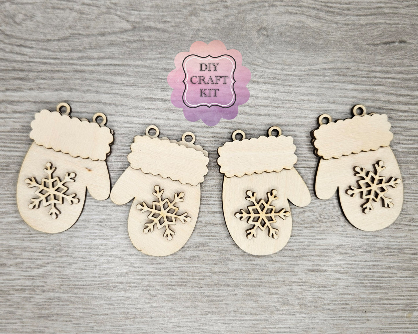 Winter Mitten Bunting | #4290