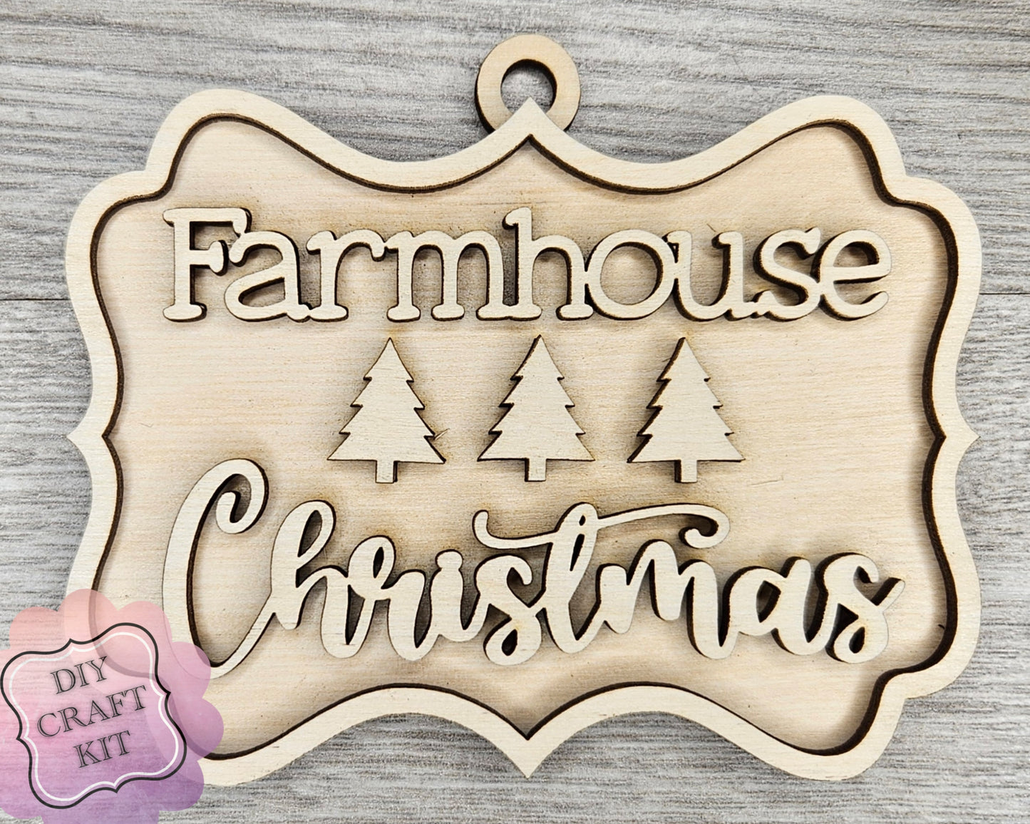 Farmhouse Christmas Ornament | #4257