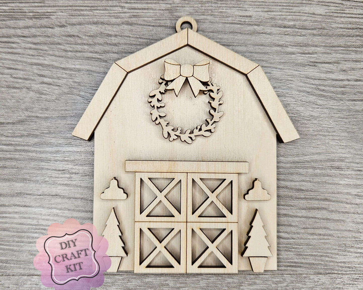 Christmas Barn Ornament | #4254