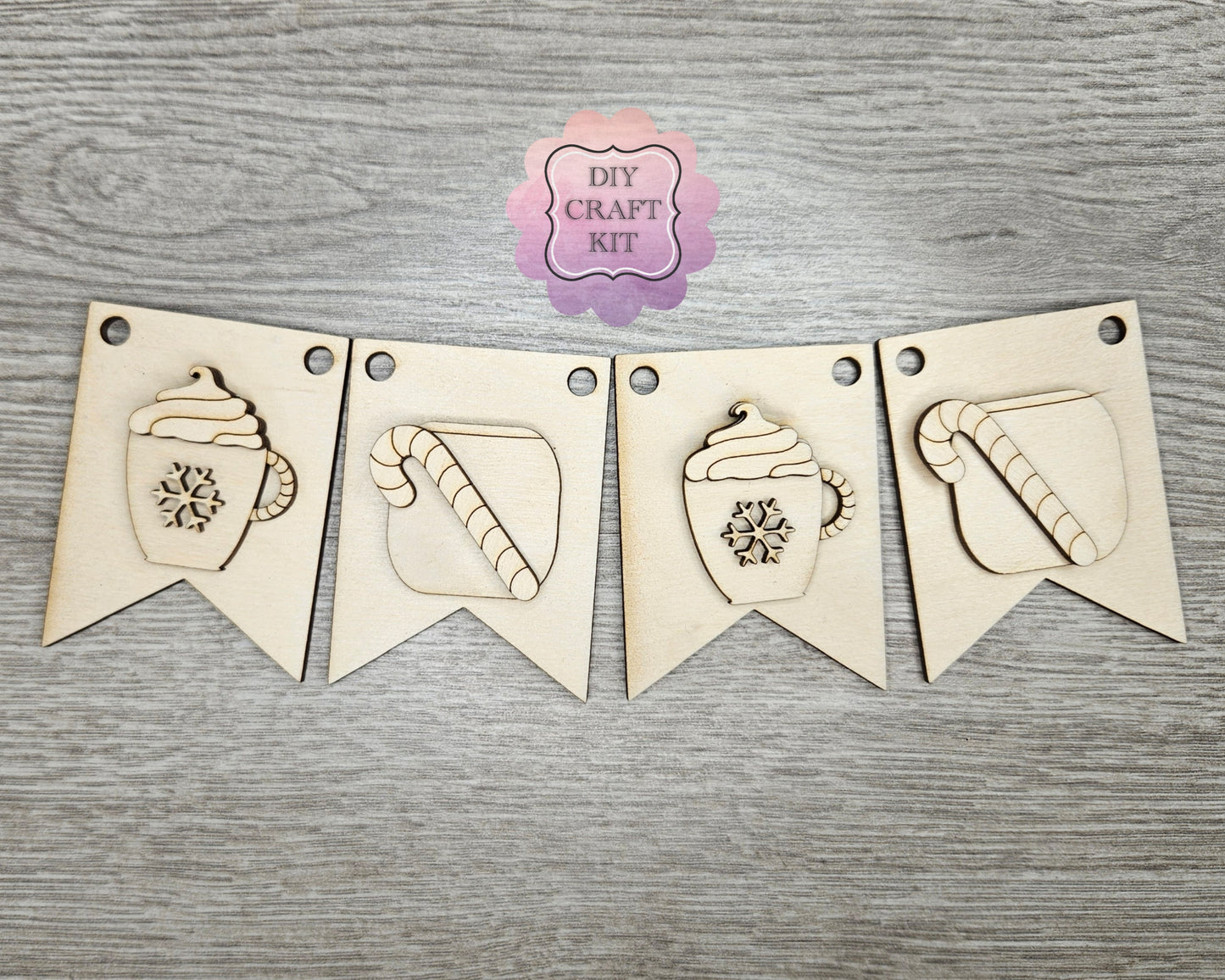 Hot Cocoa Bunting | #4424
