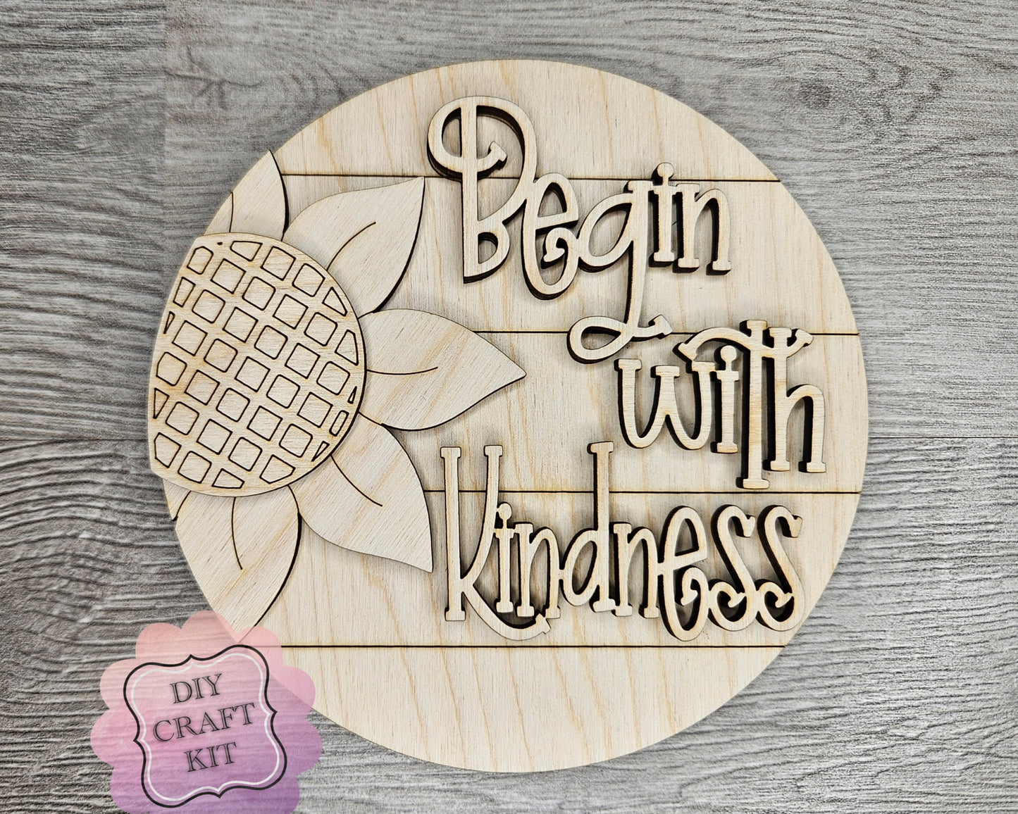 Begin with Kindness | Sunflower | #4576