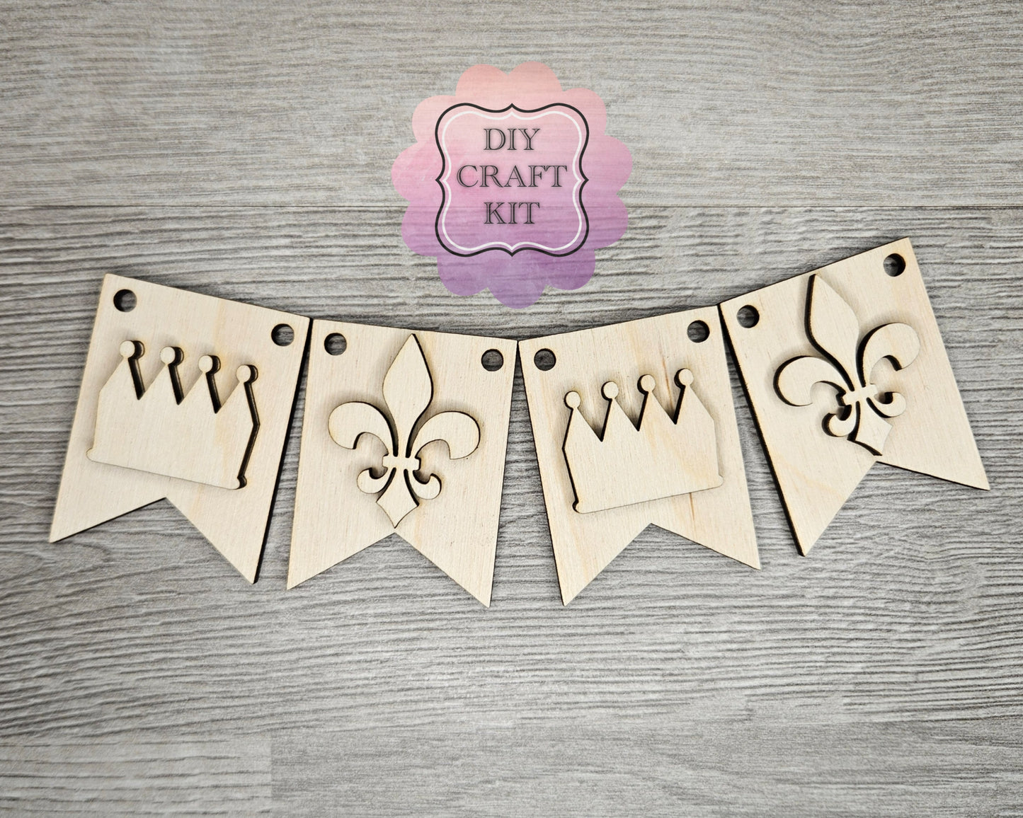 Mardi Gras Bunting | #4592