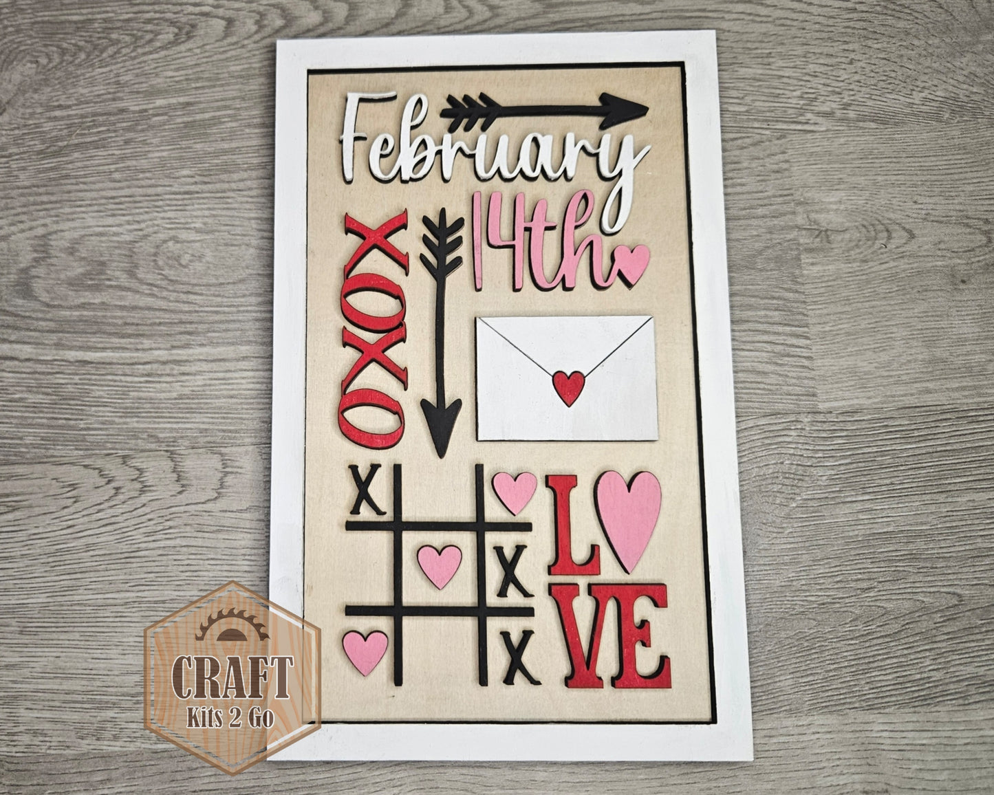 Valentine Collage Sign | #3954