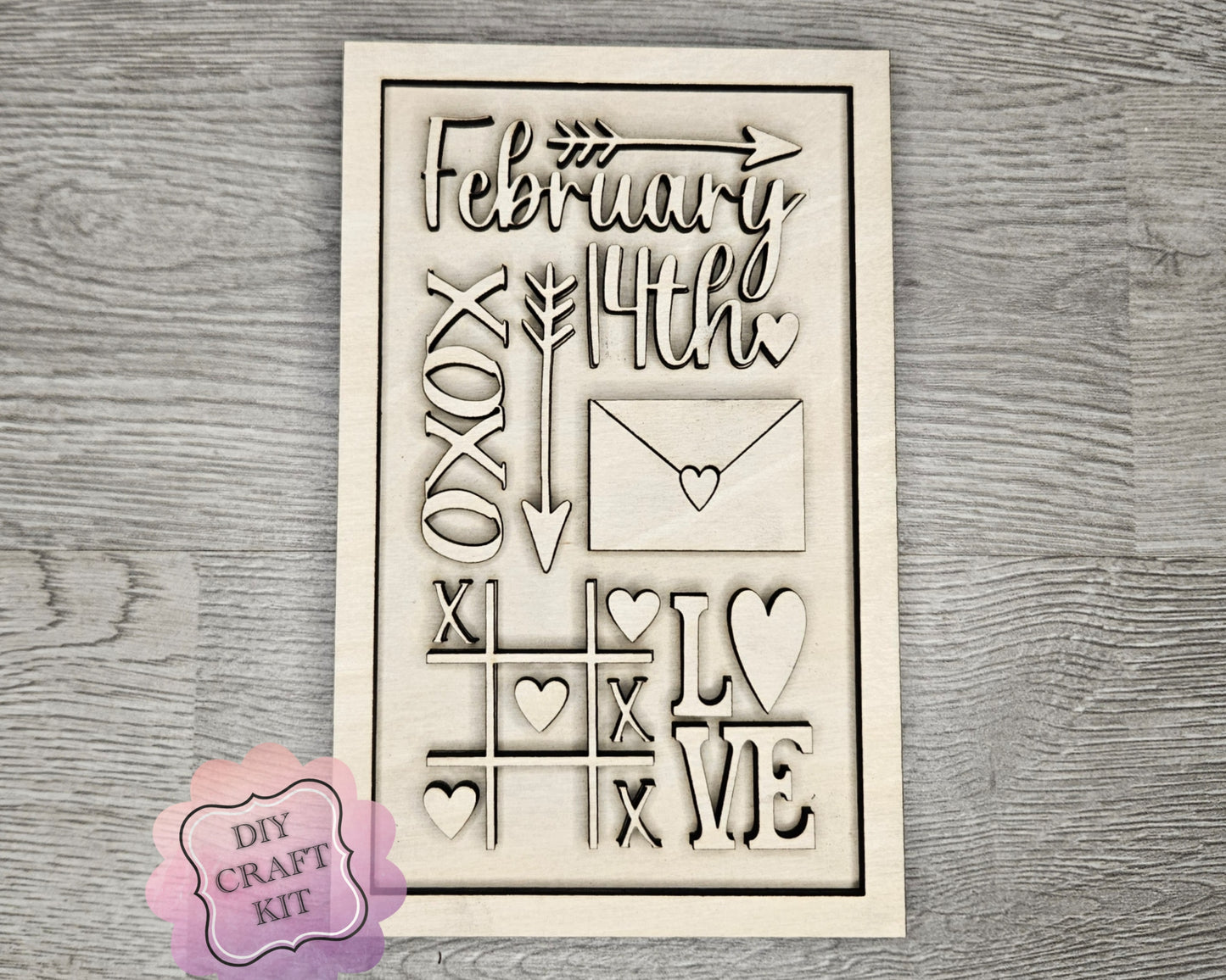 Valentine Collage Sign | #3954