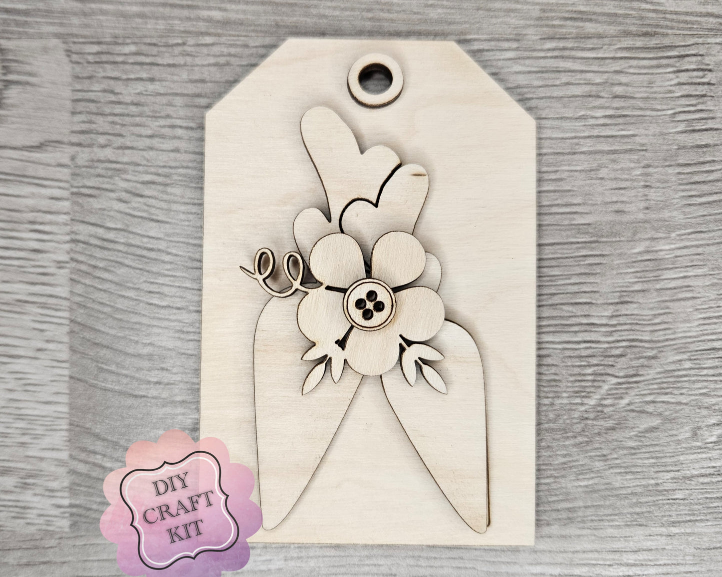 Easter Carrot Tag | #4635