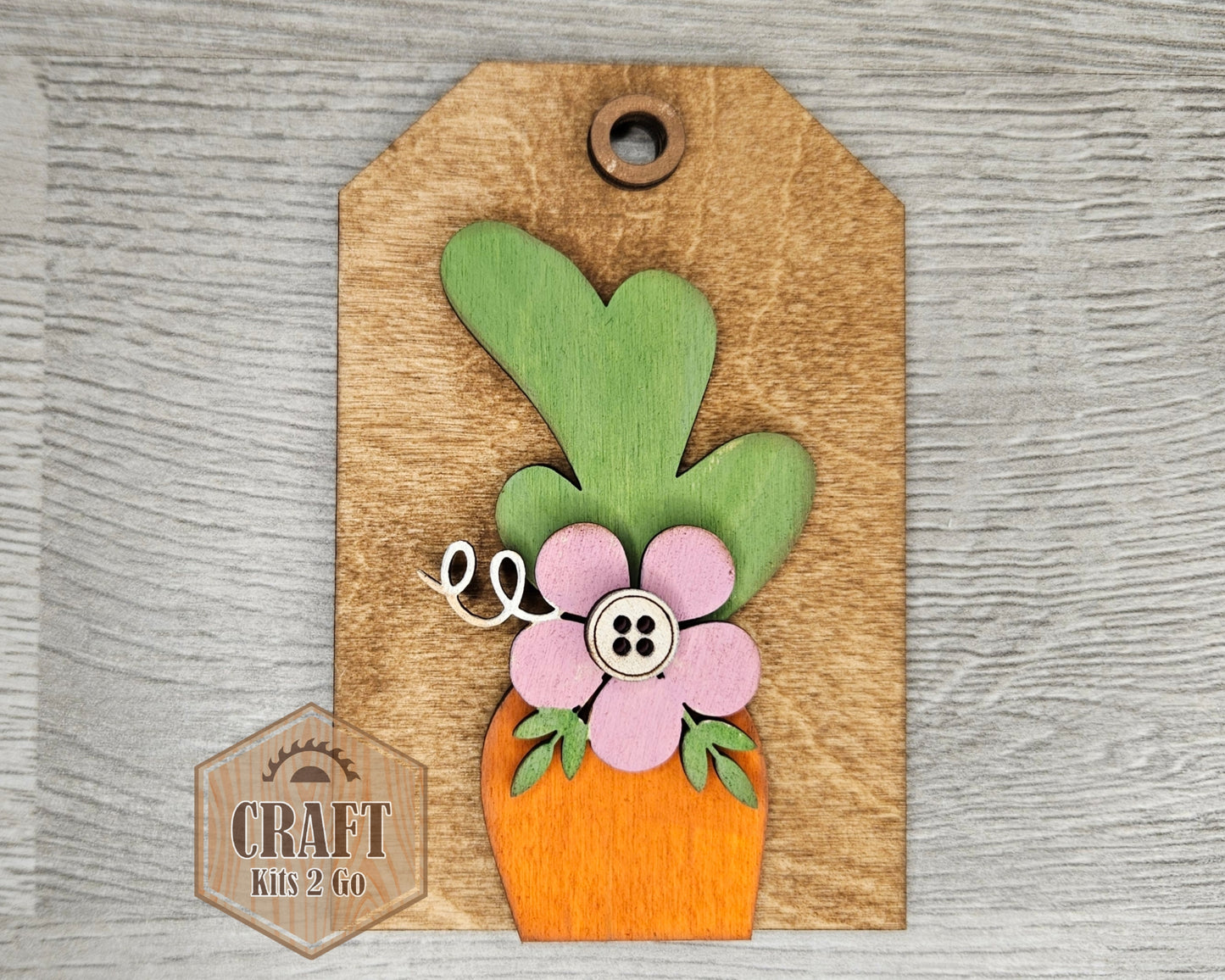 Easter Carrot Tag | #4637