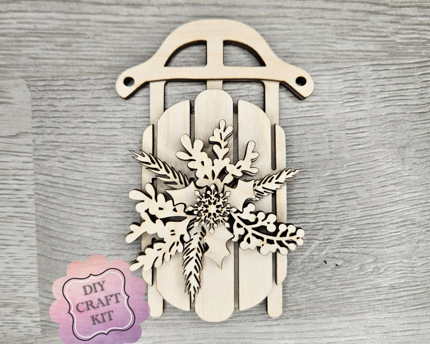 Sled Ornament | #3931