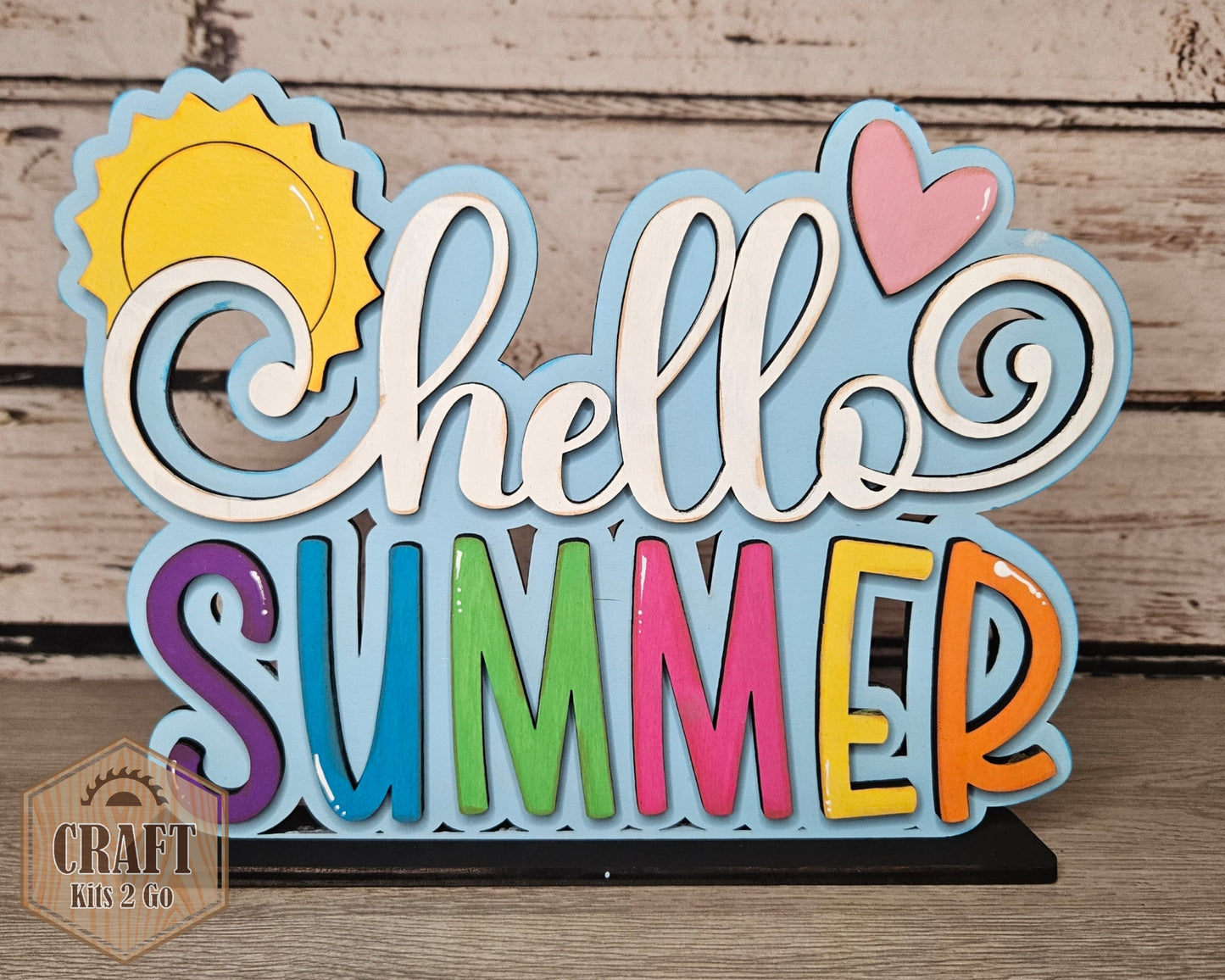 Hello Summer Shelf Sitter | #4193