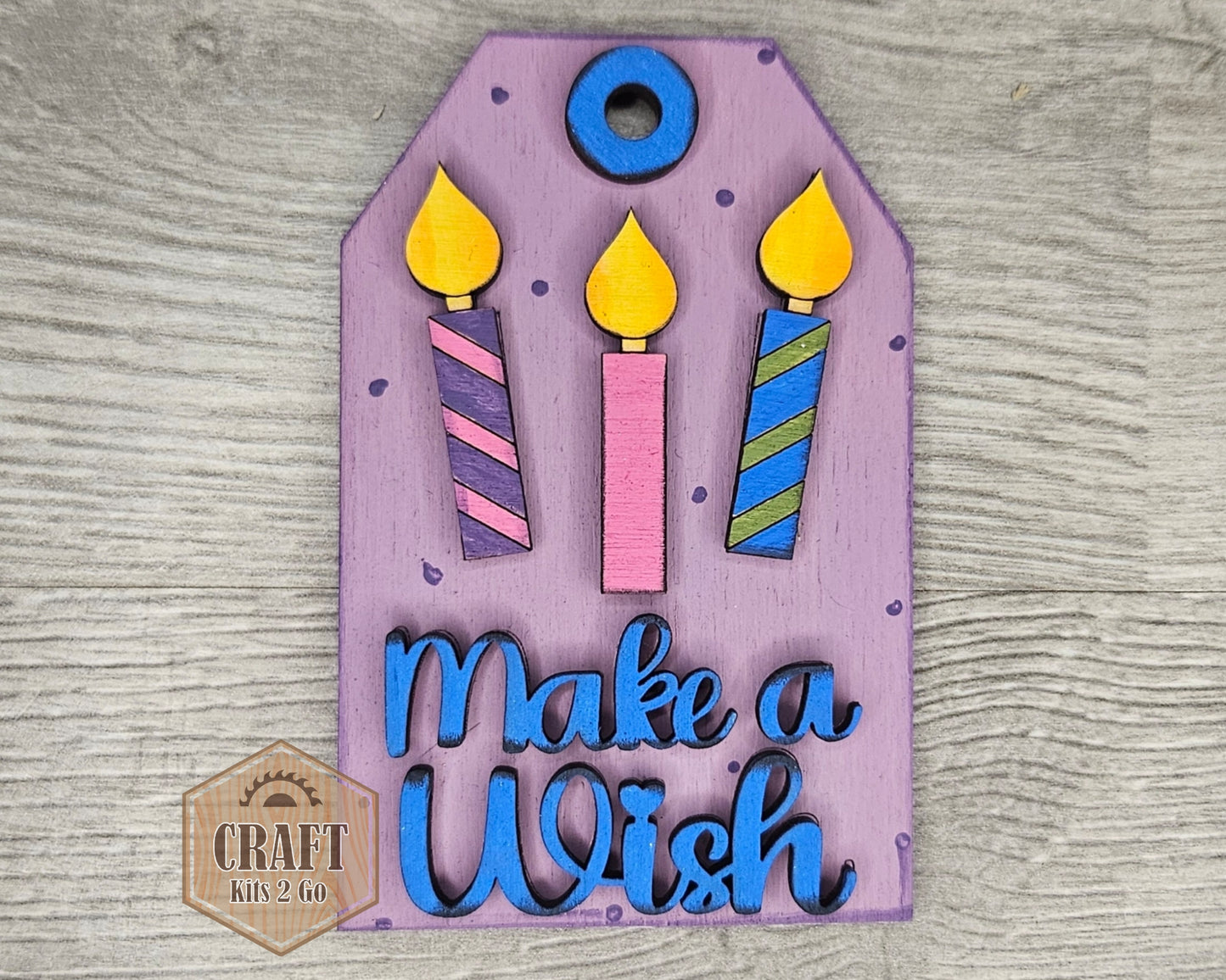 Make a Wish Birthday Tag | #4028