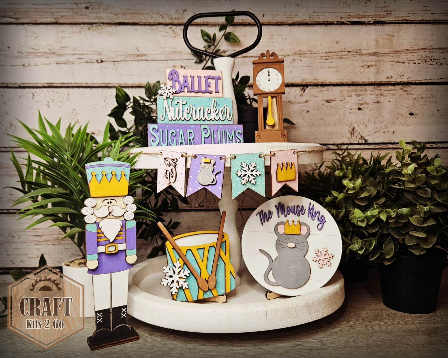 **SHOW OVERSTOCK SALE** Nutcracker Tier Tray | #100124