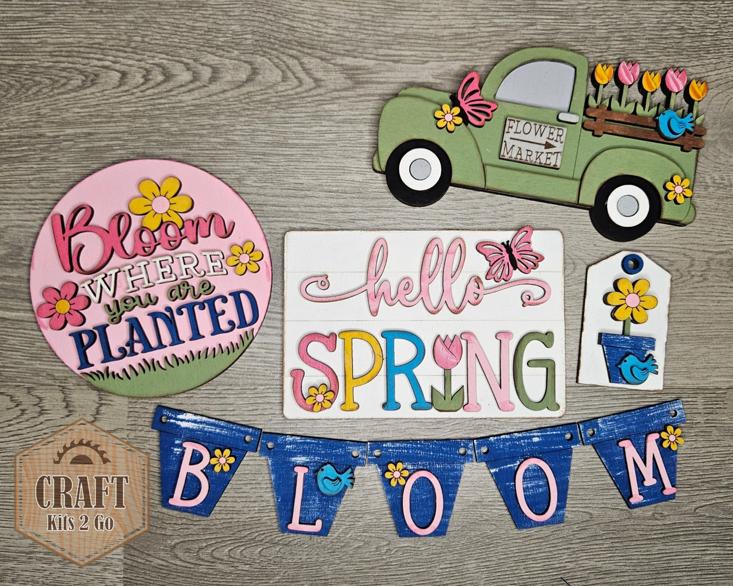 Spring Flower Truck | #4640