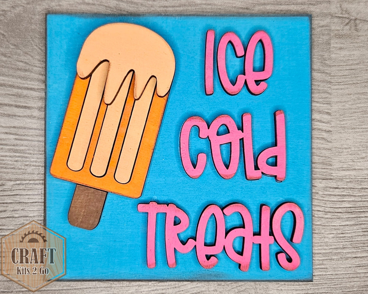 Ice Cold Treats Sign | #4643