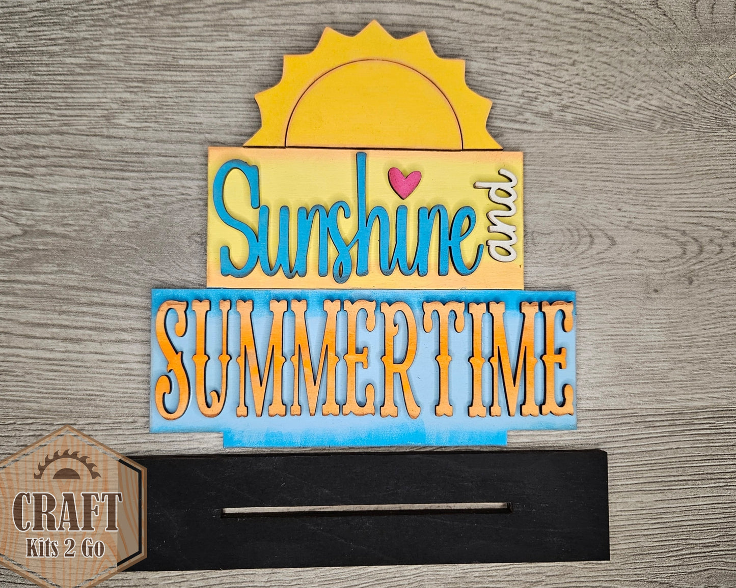 Summer Word Stacker Shelf Sitter | #4642