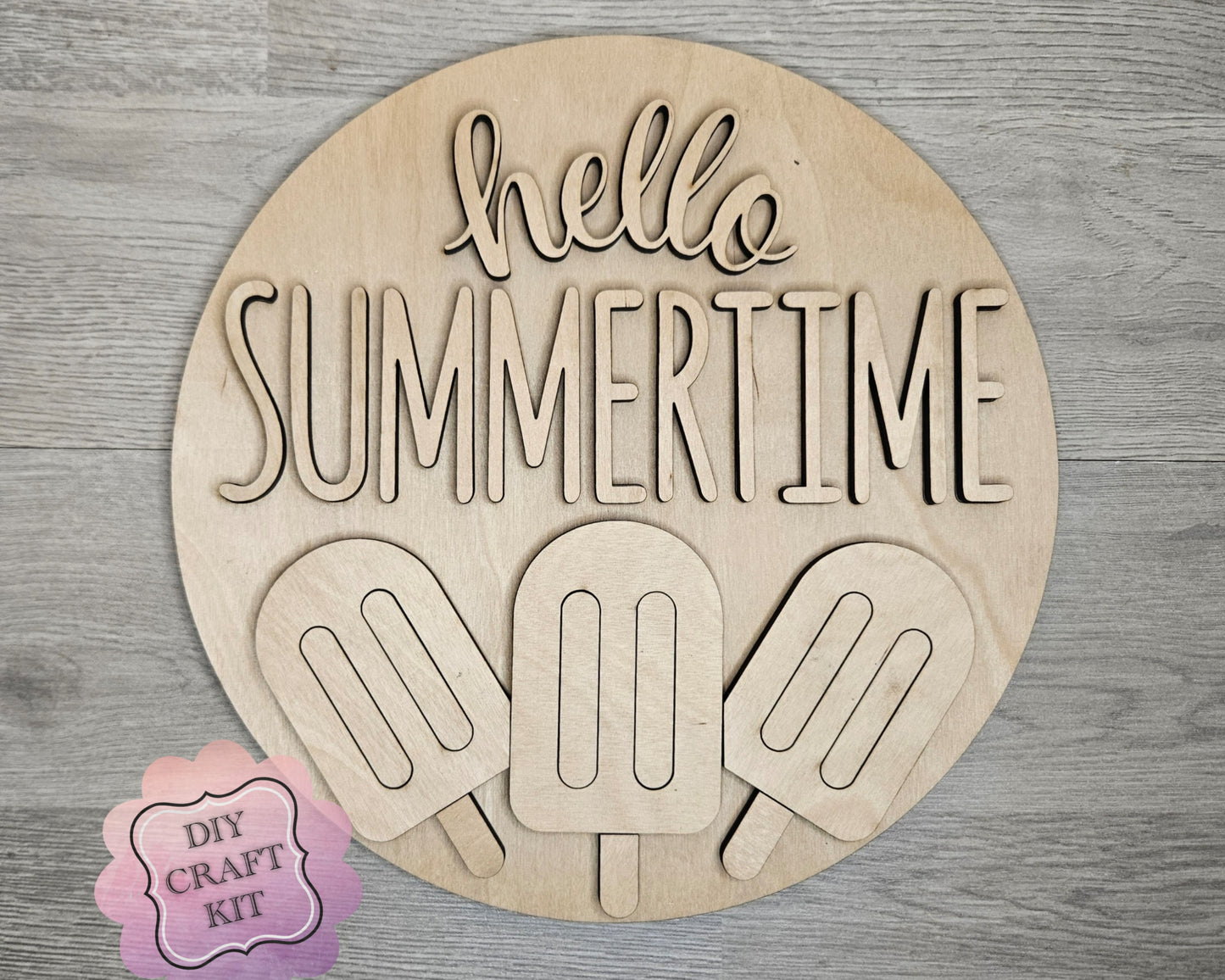 Hello Summer Sign | #4624