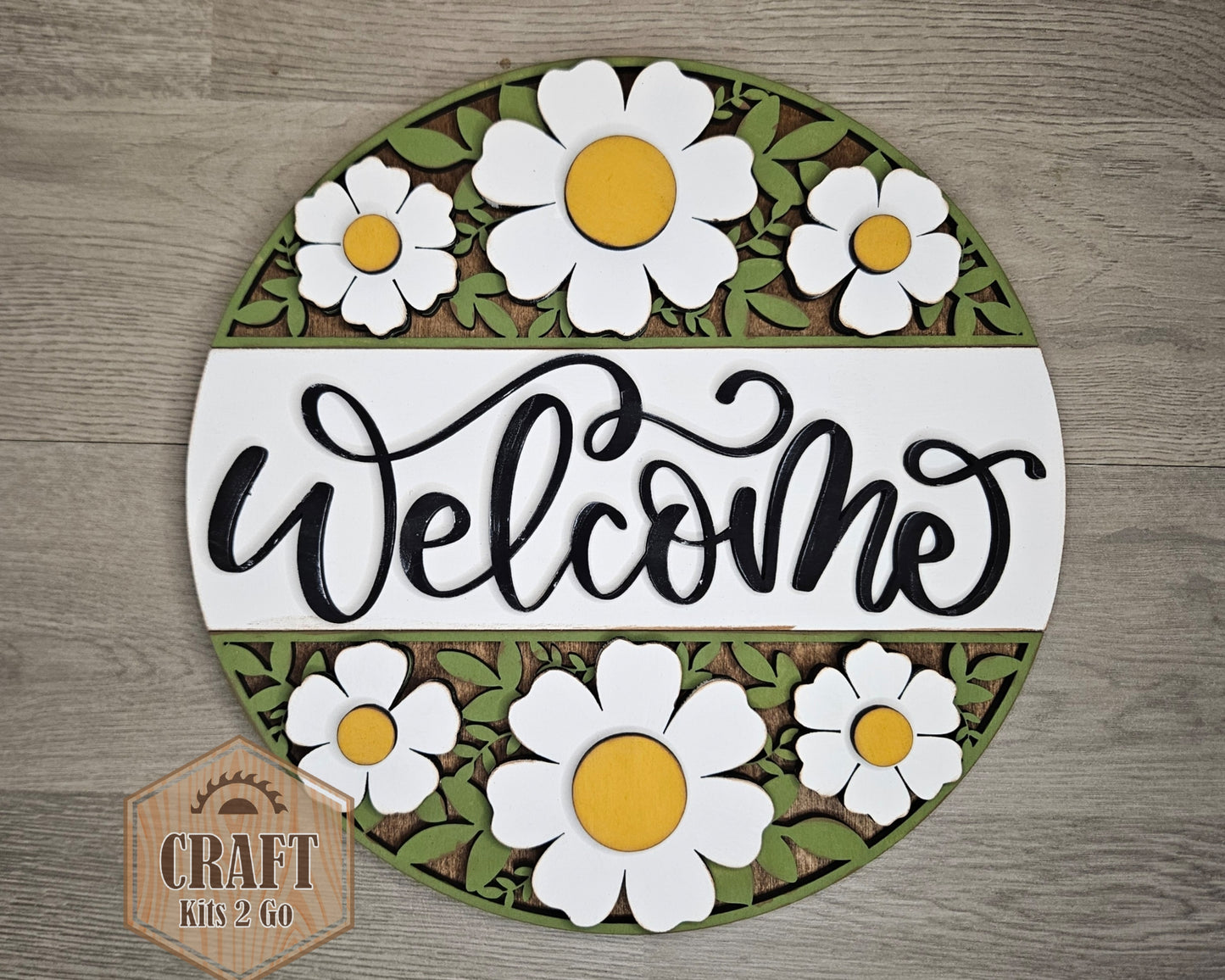 Daisy Welcome Sign | #4627