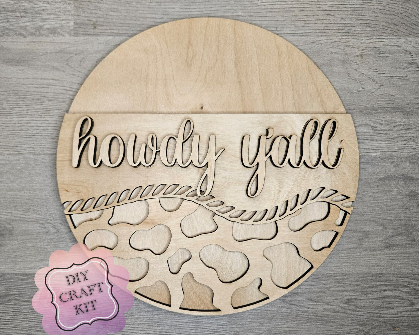 Howdy Farmhouse Sign | #4628