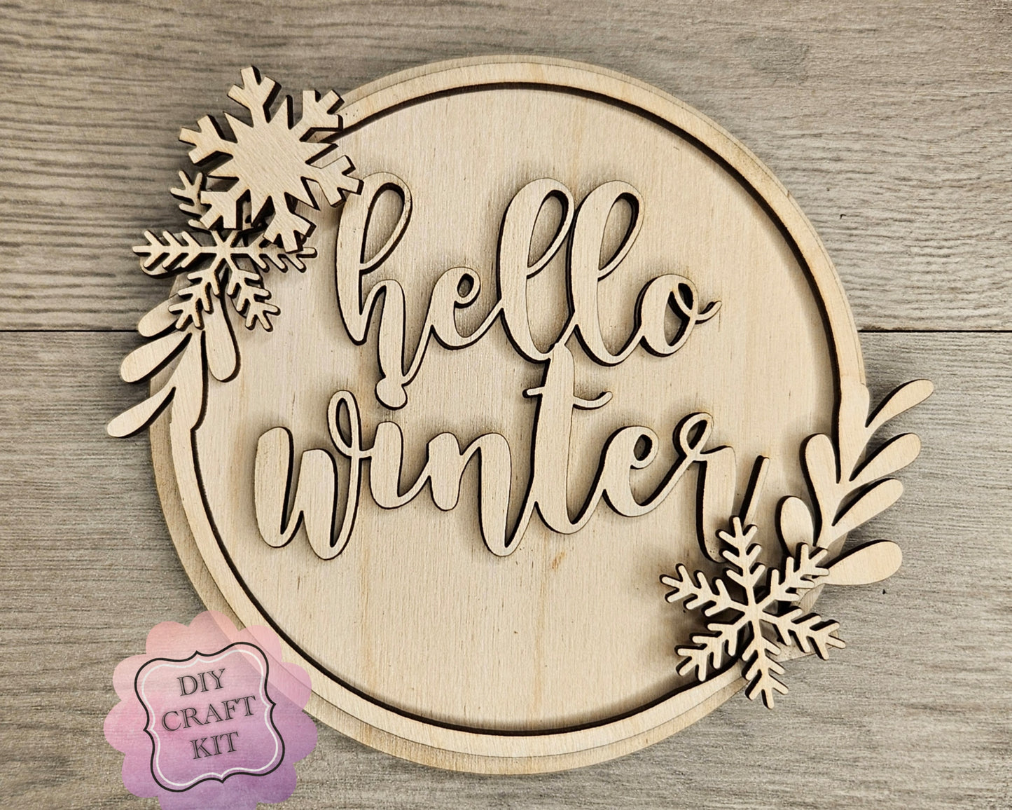 Hello Winter Snowflake | #4686