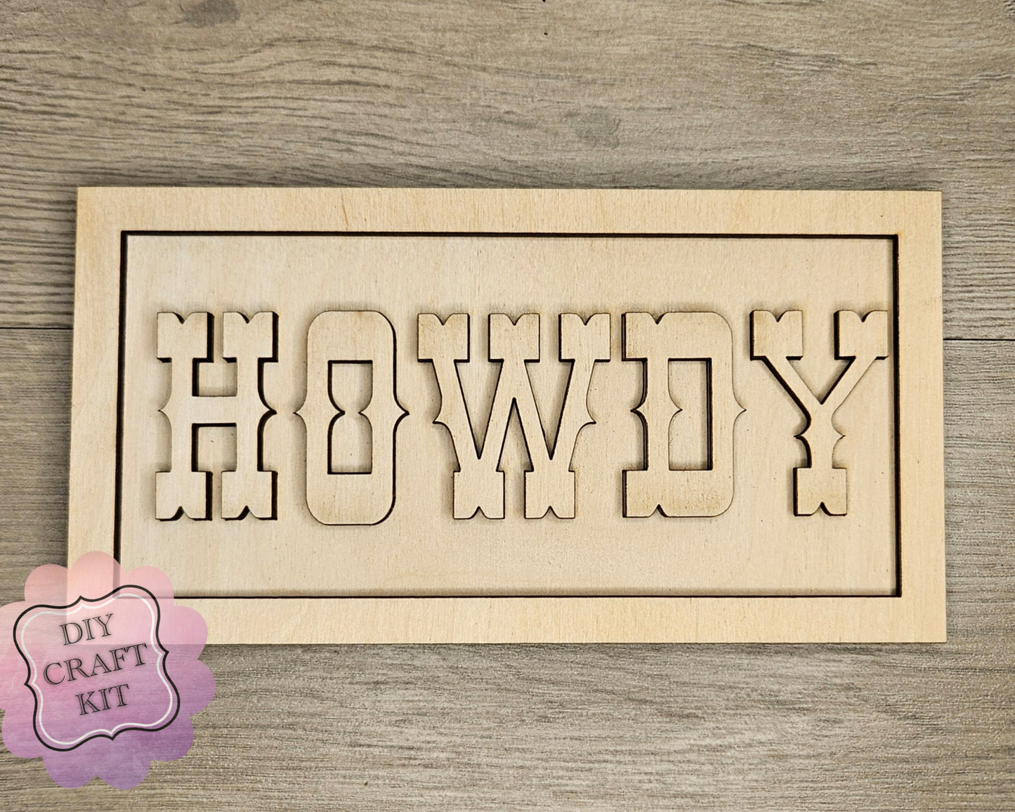 Howdy Cowboy Sign | #4667