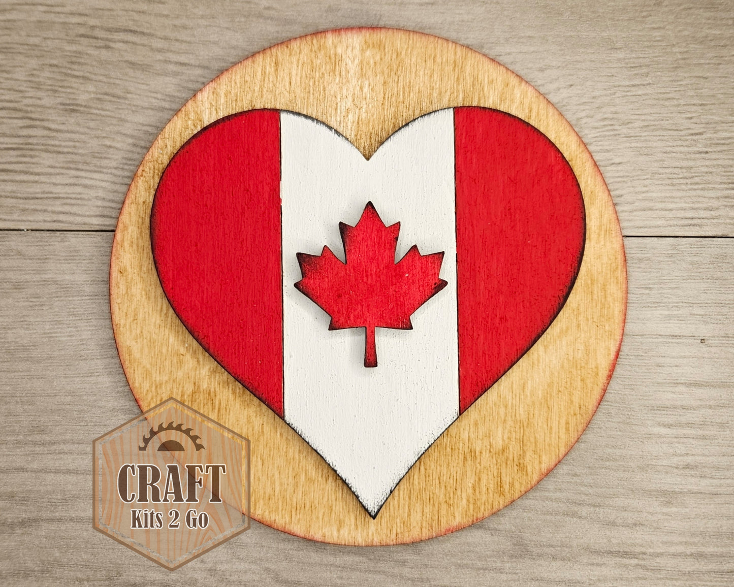 Canada Heart Flag | #4736