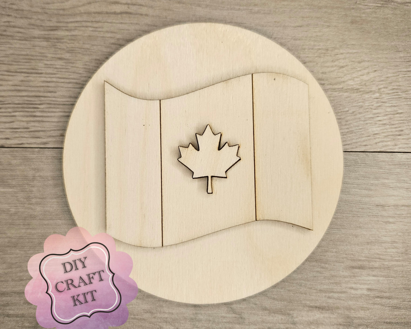 Canada Flag Round | #4734