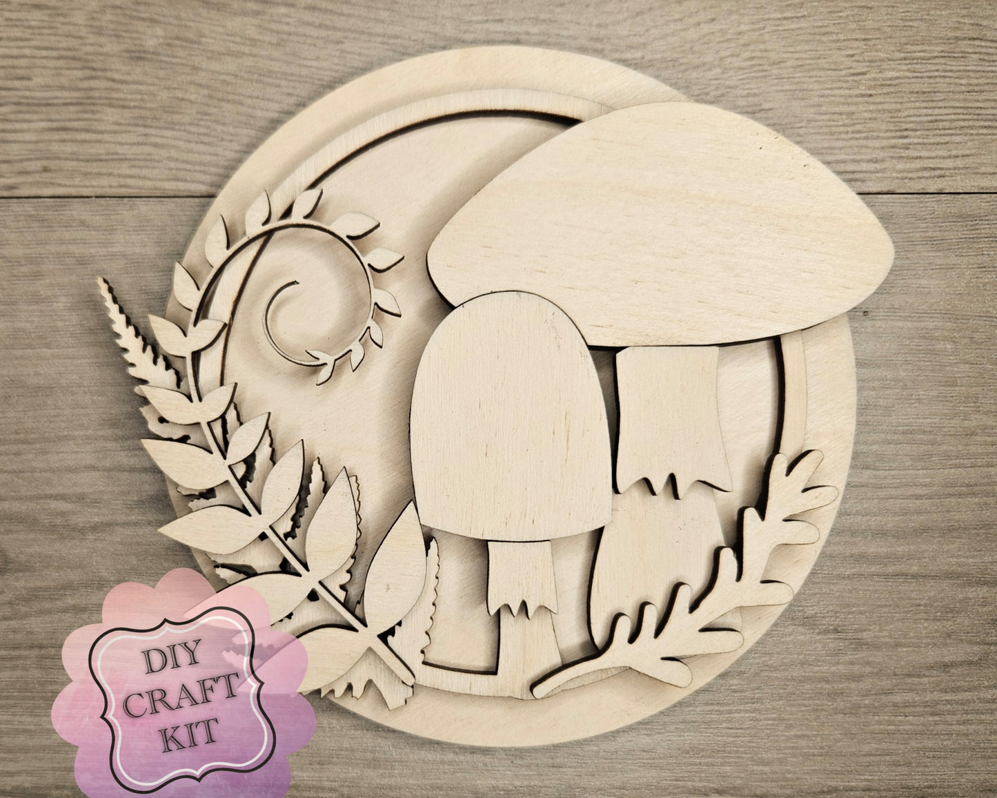 Mushroom Duo Round | #4712