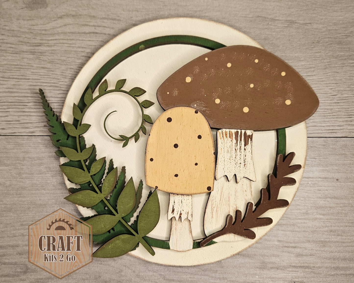 Mushroom Duo Round | #4712