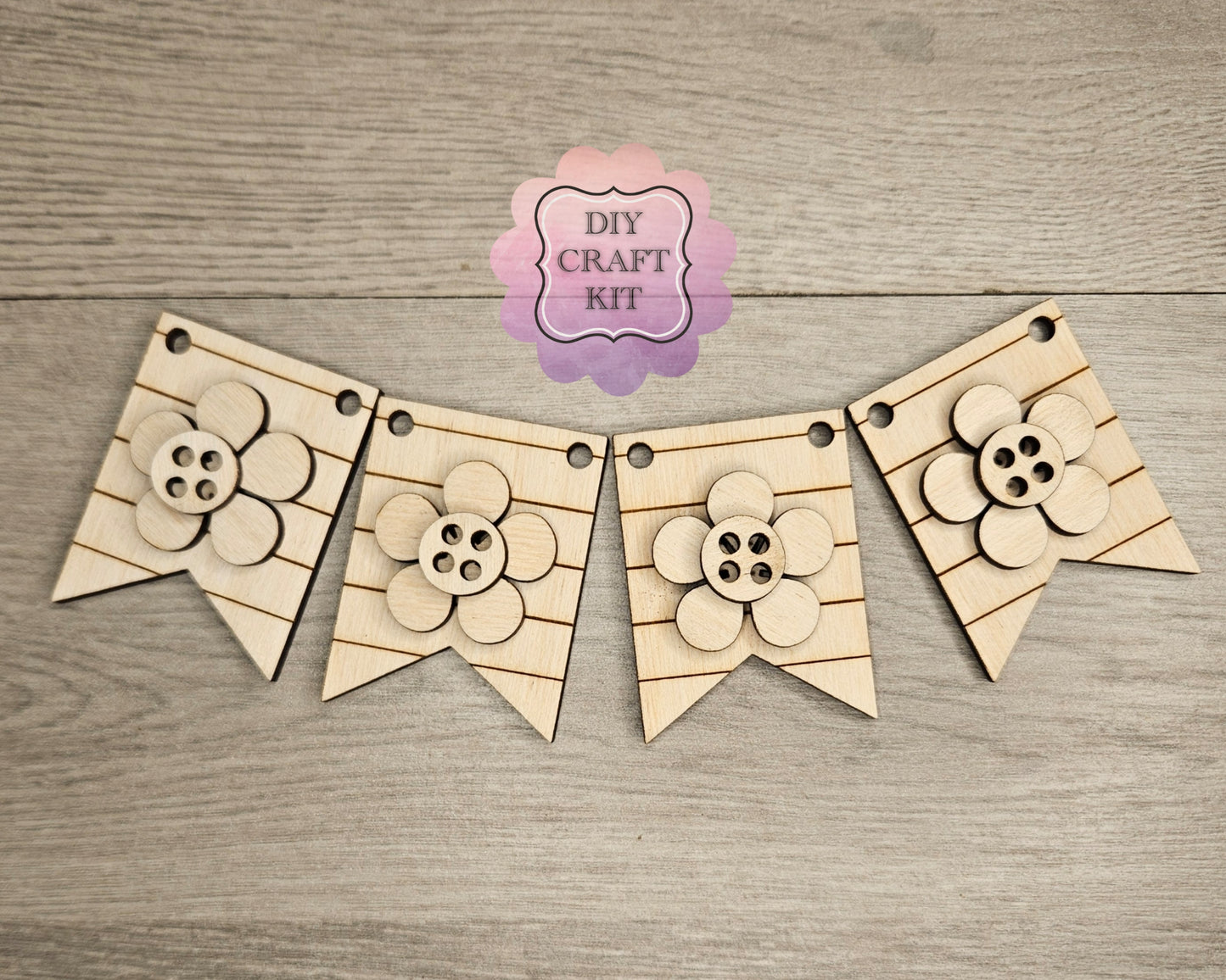 Halloween Flower Bunting | #4720