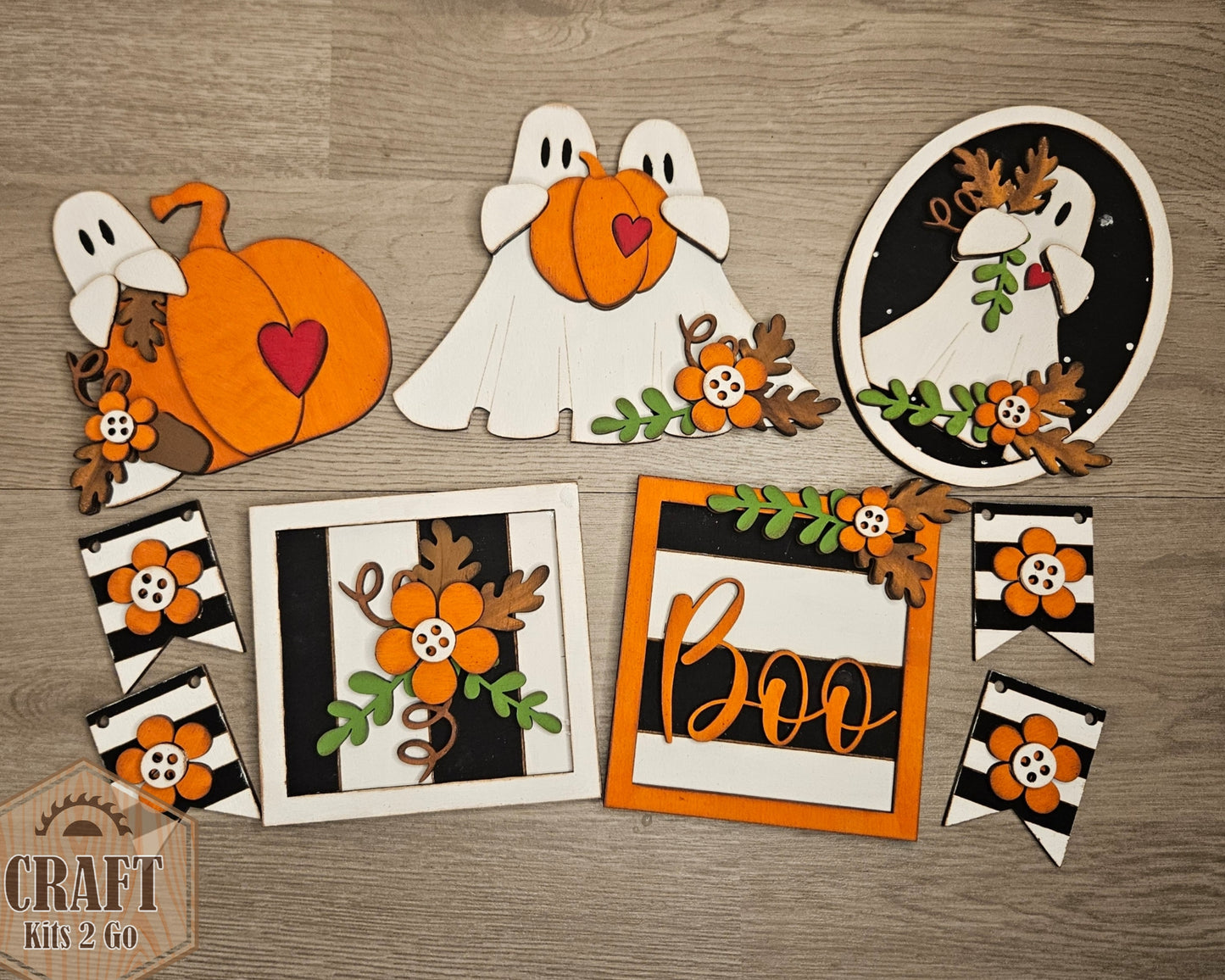 Halloween Flower Bunting | #4720