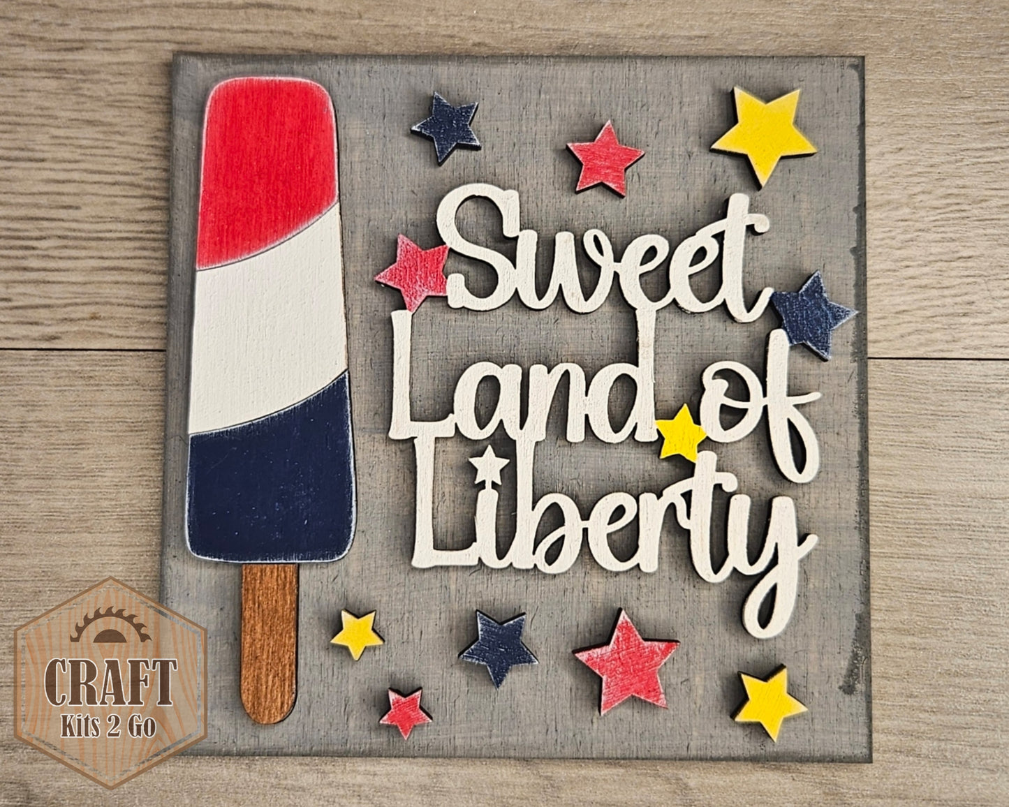 Sweet Land of Liberty Popsicle | #4817