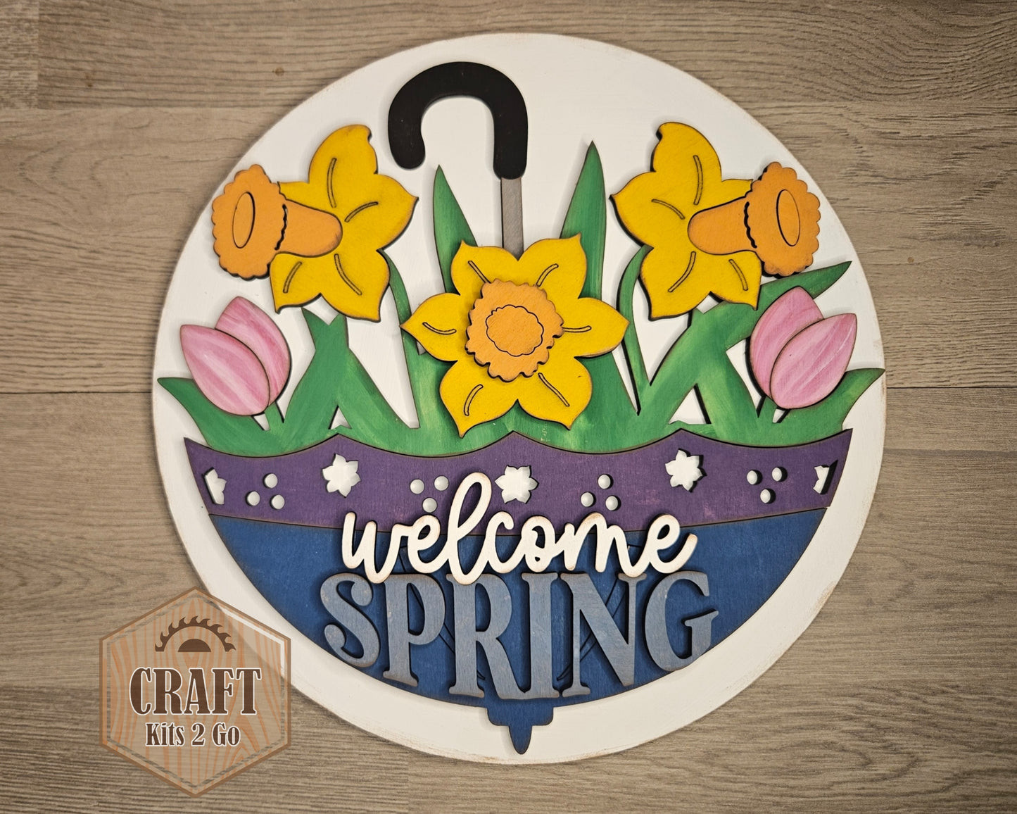 Hello Spring Daffodil & Tulips | #4693
