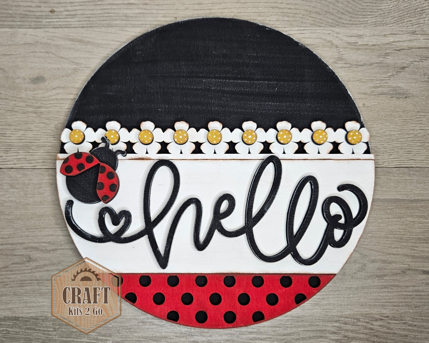 Hello Lady Bug Decor | #4754